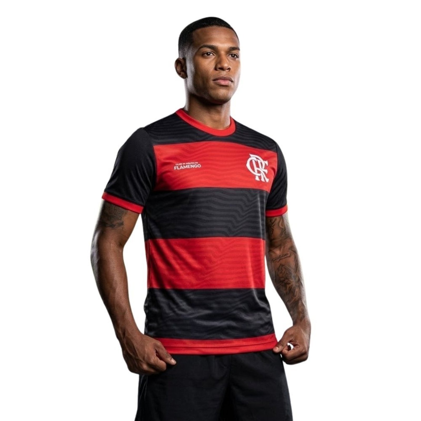 Camiseta Braziline Flamengo Emoção Masculina