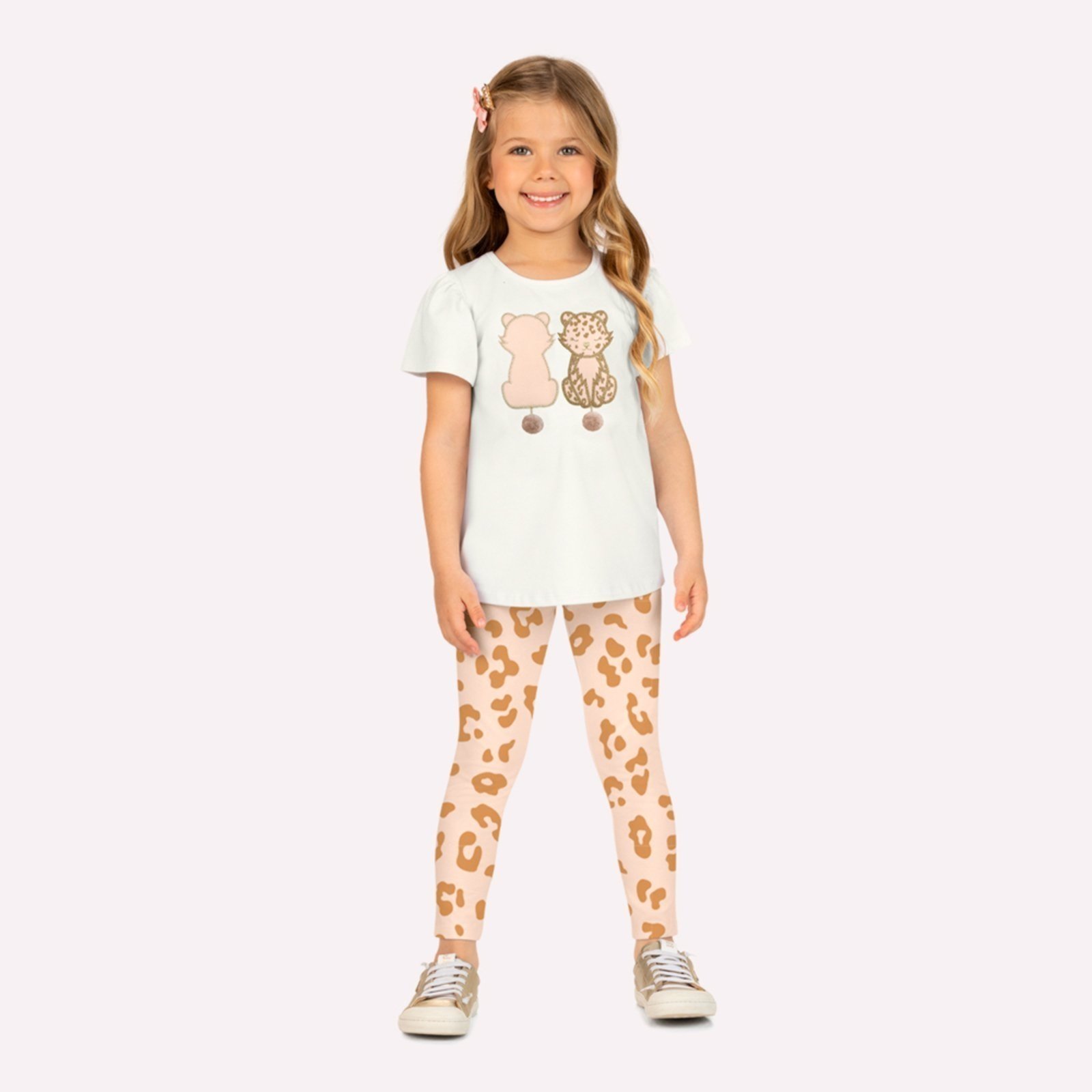 Infantil - Conjunto Menina Bordado Milon