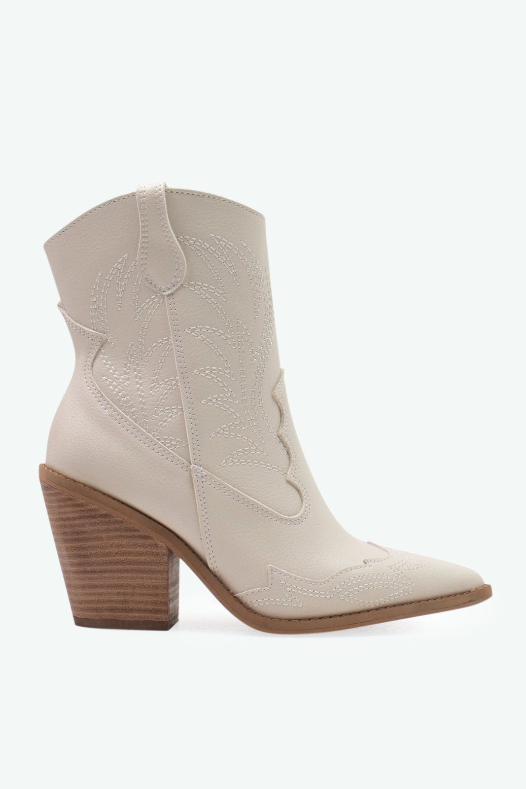 Bota Western Off White Suzana Santos