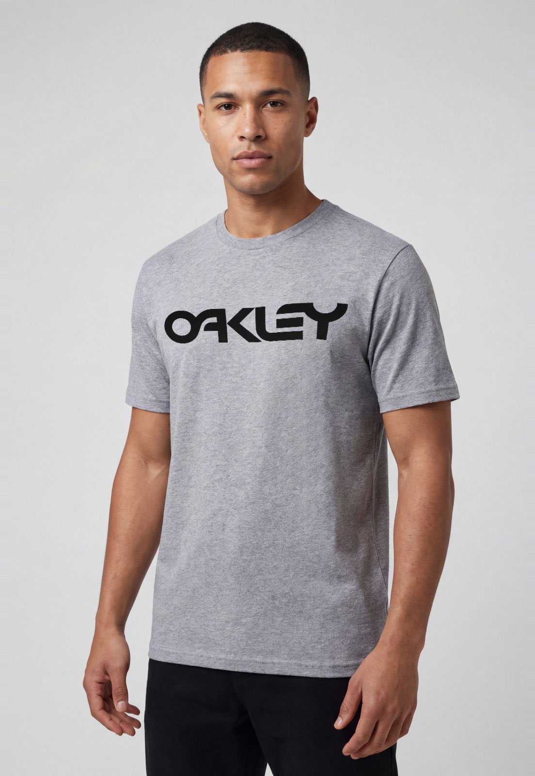 Camiseta Masculina Oakley Mod Mark II SS Tee Cinza