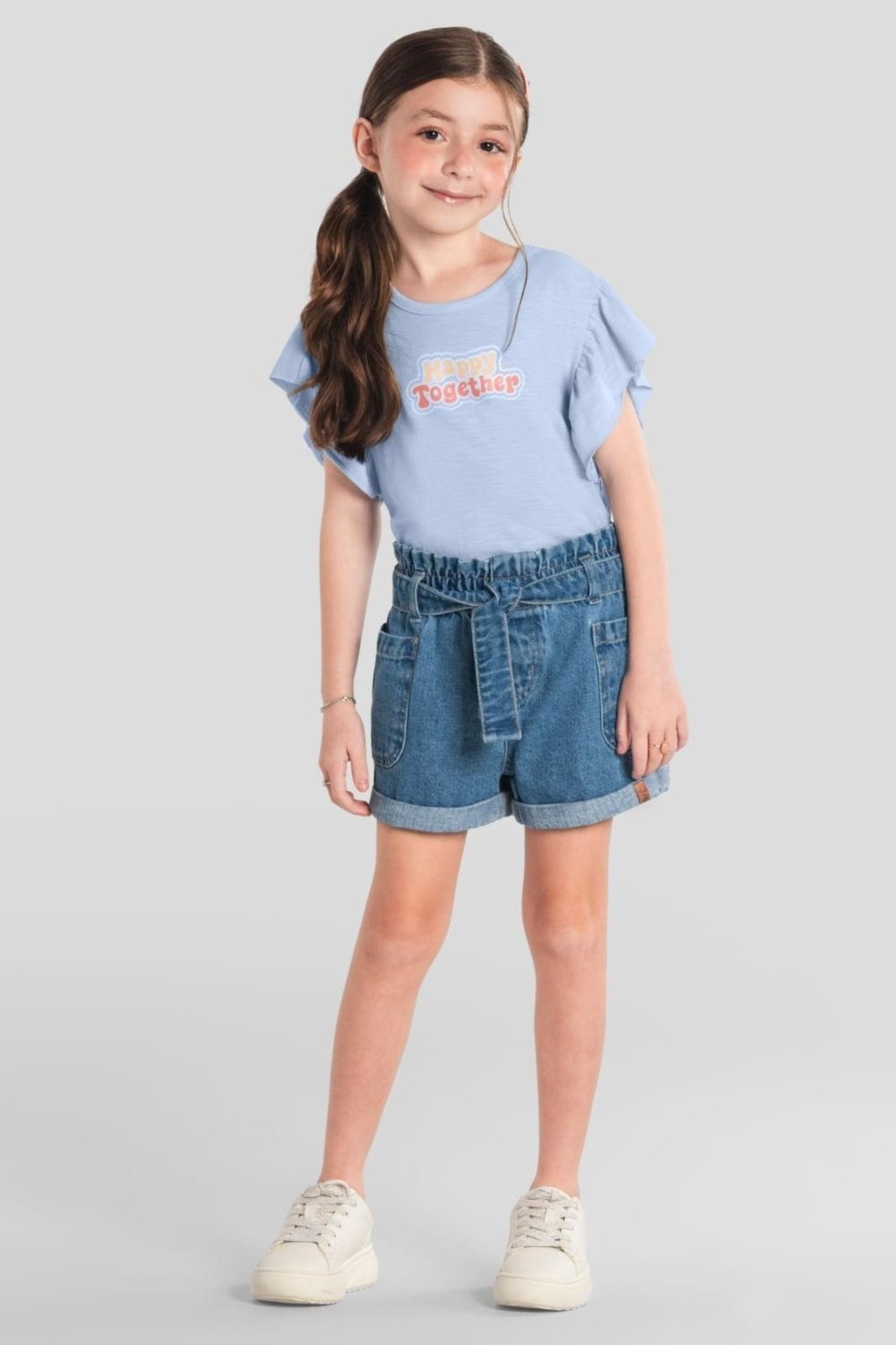 Infantil - Blusa menina em malha flamê Mundi