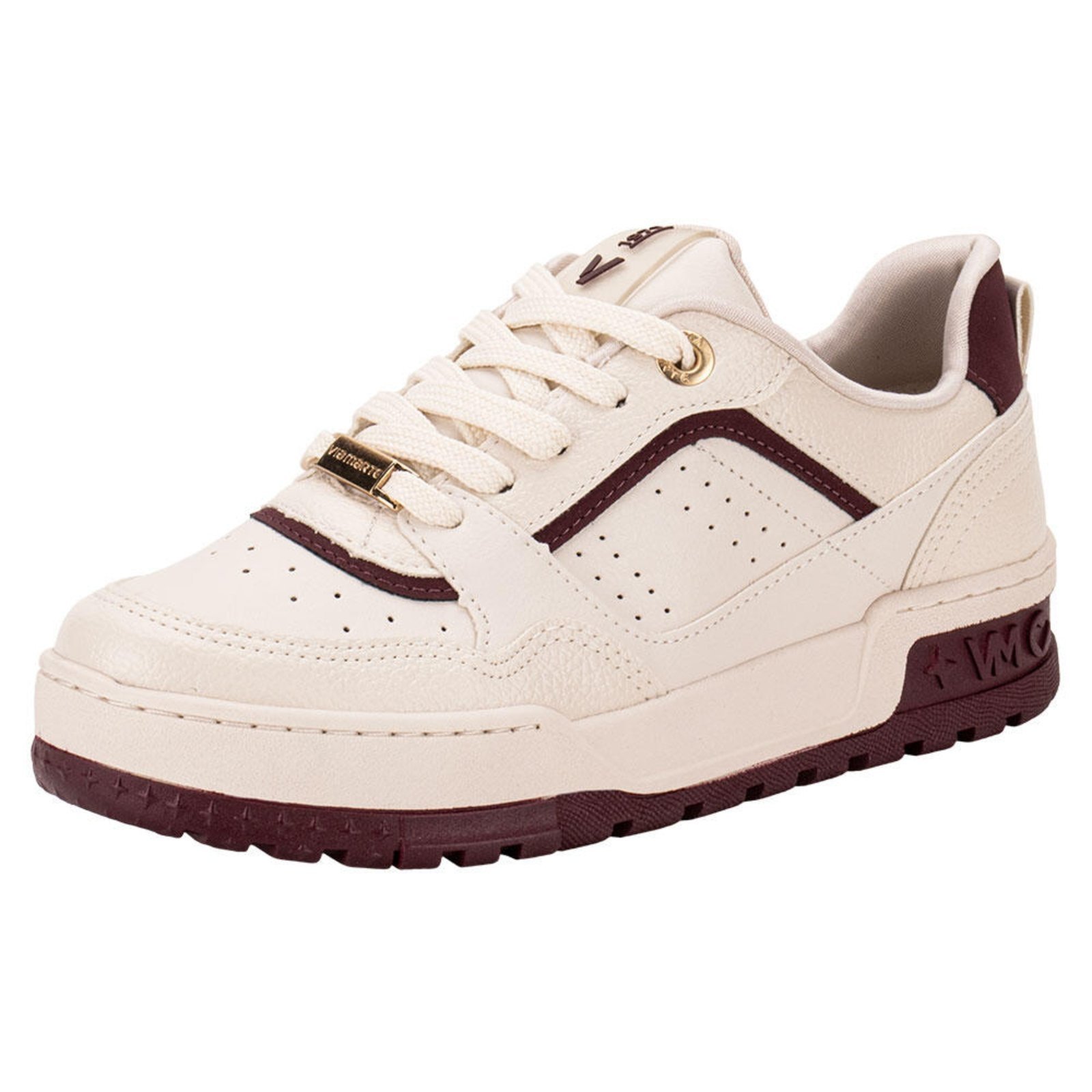 Tênis Feminino Casual Via Marte 208004 A5838004 Bege