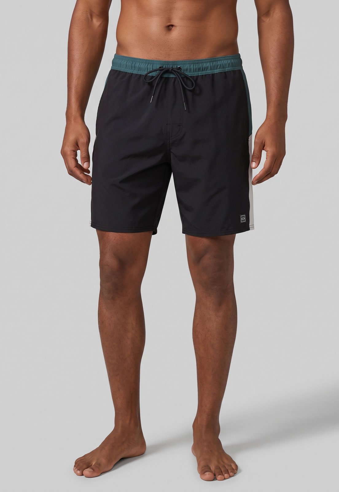 Bermuda Masculina Oakley Geo Block Trunk Preta