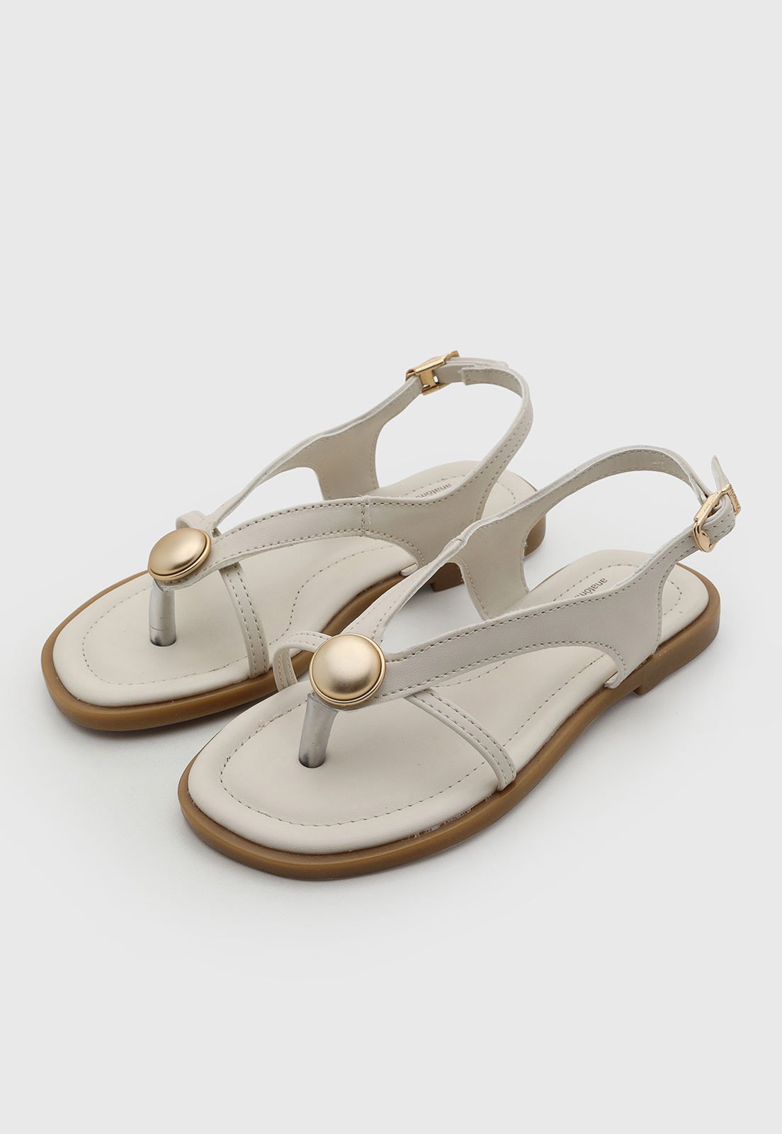 Infantil - Sandália Pampili Detalhe Fivela Off White