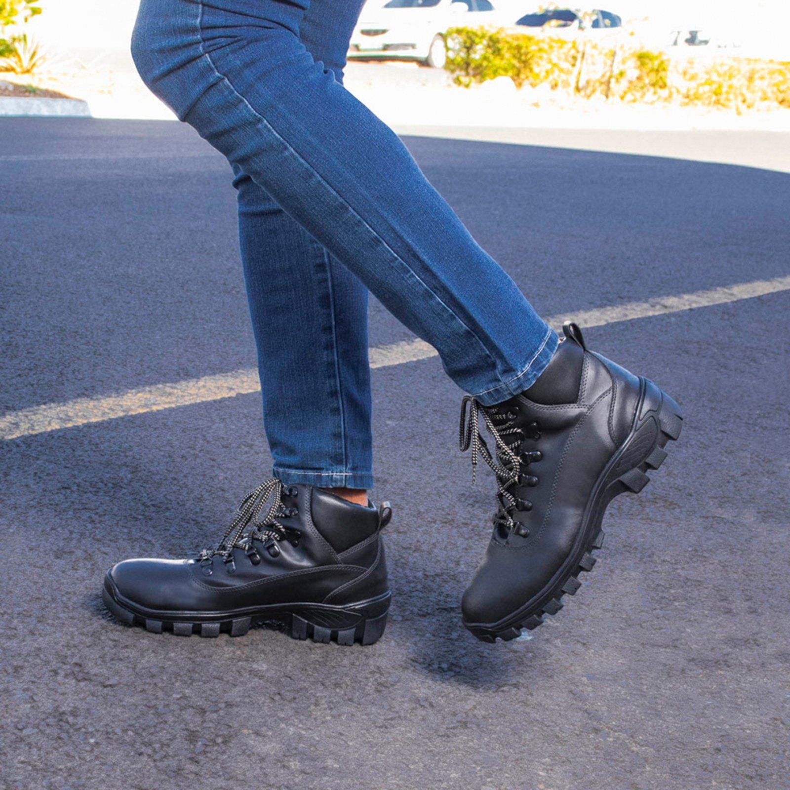 Bota Coturno Masculina Adventure Engenheiro Segurança