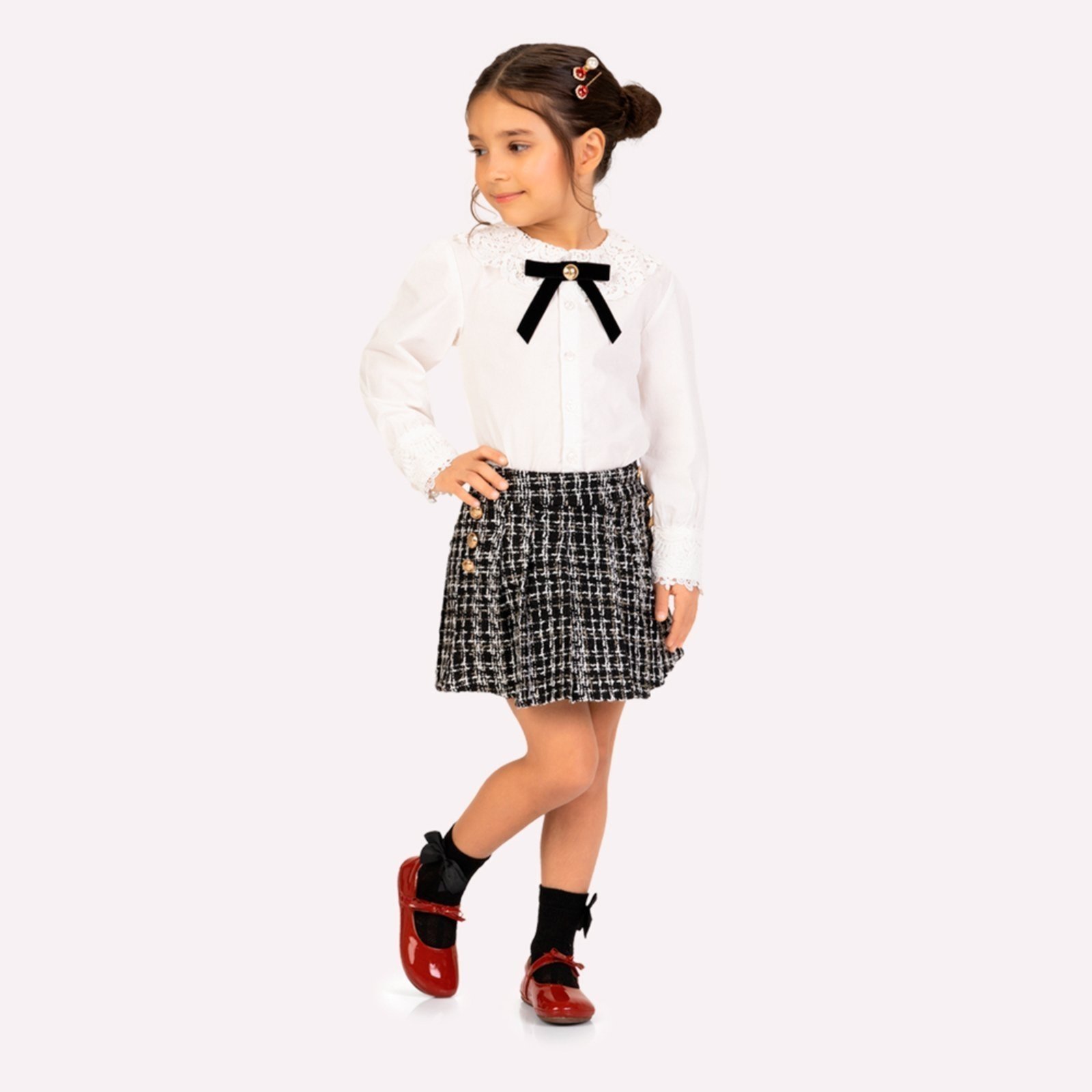 Infantil - Conjunto Menina em Tweed Milon