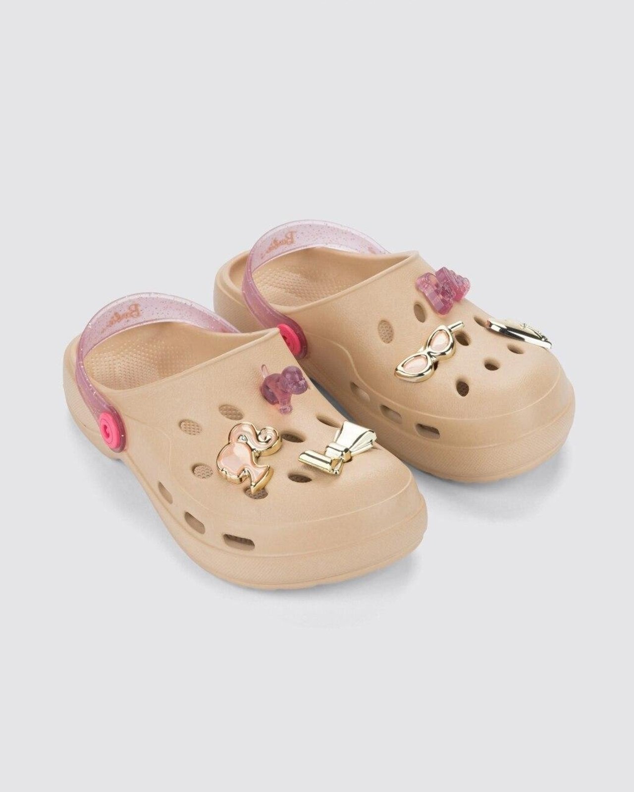 Infantil - Sandália Babuche Grendene Barbie Bege