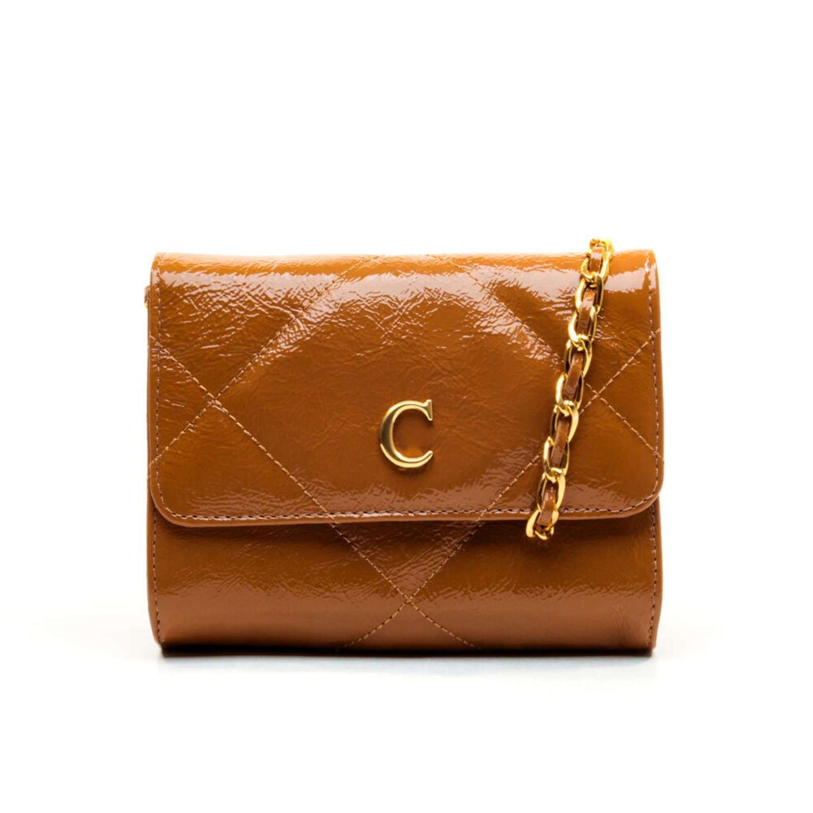 Bolsa Joy Couro Marrom Cecconello C2925-11