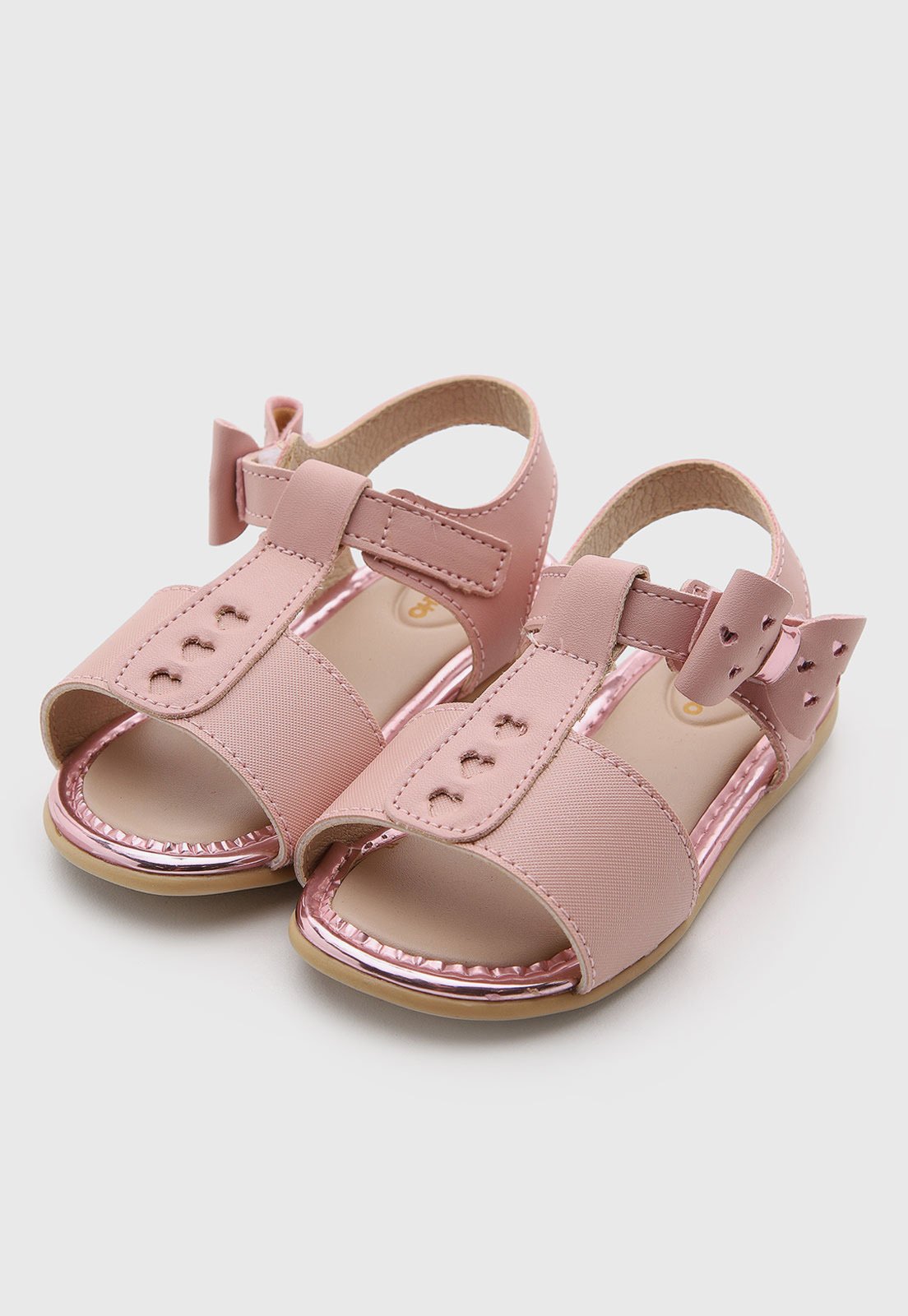 Infantil - Sandália Pimpolho Laço Rosa
