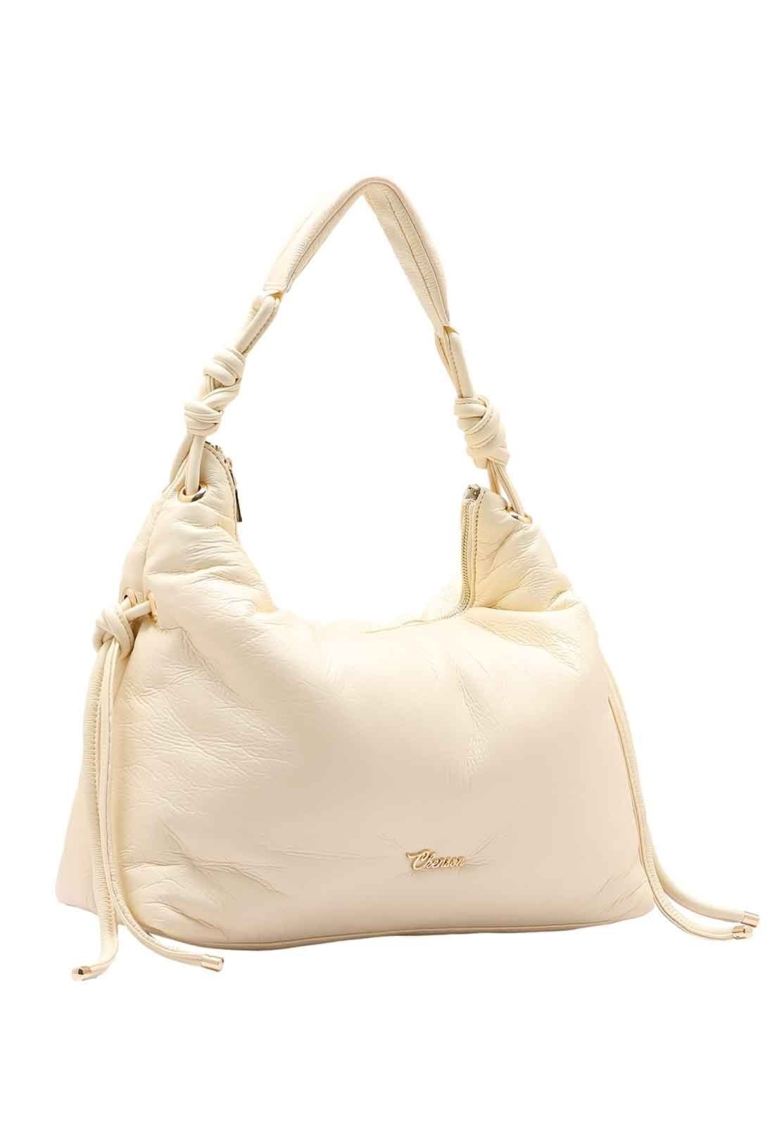 Bolsa Feminina Chenson Original Puffer Ombro Bege 3484993
