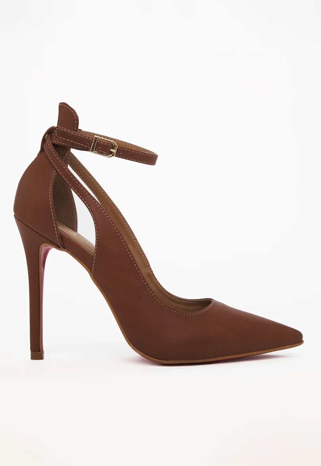 Vista 2 SCARPIN LOLITA DI VALENTINI NAPA -SOLA VERMELHA caramelo Di Valentini caramelo