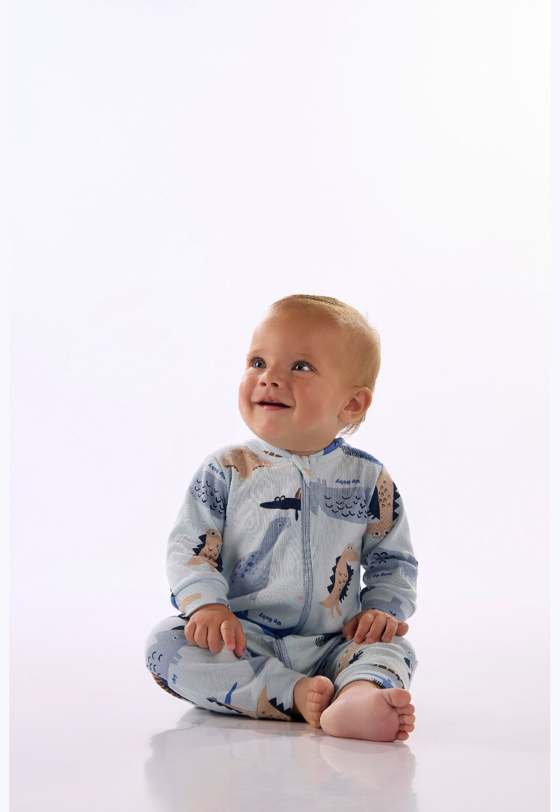 Infantil - Macacão Zíper Frontal Up Baby Estampado