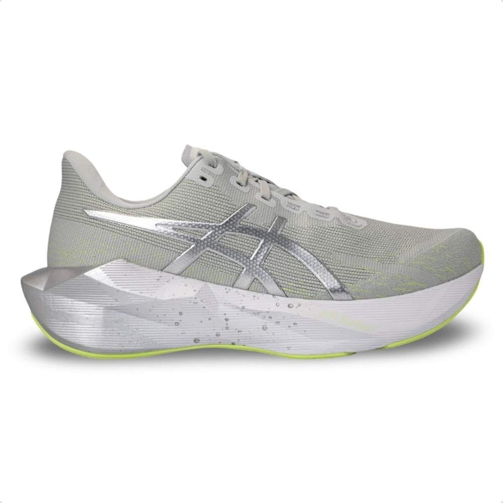 Tênis Asics Masculino Novablast 6 Platinum Corrida Prata