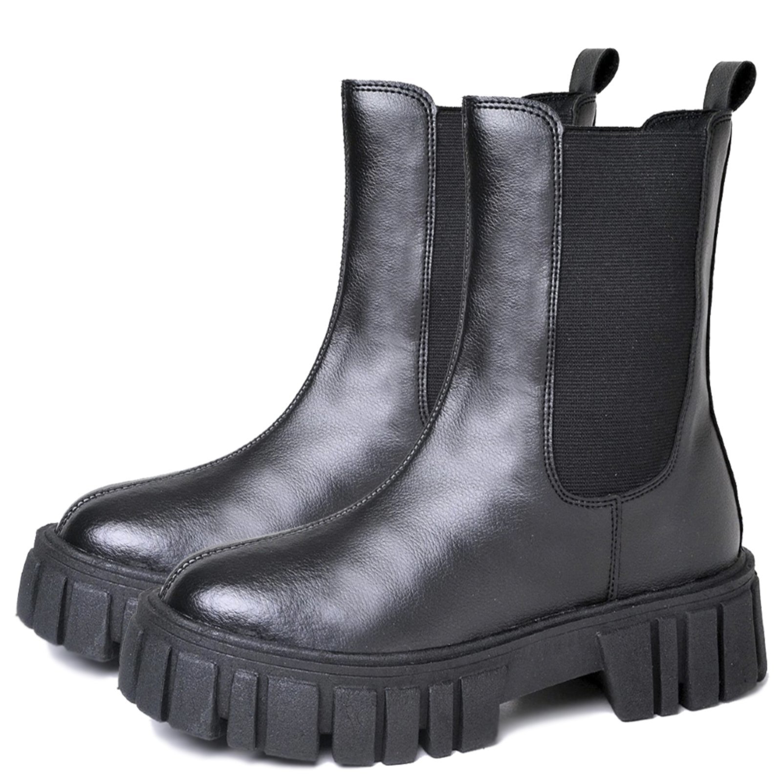 Bota Coturno Feminino Tratorada DUBUY 1506FG Preto