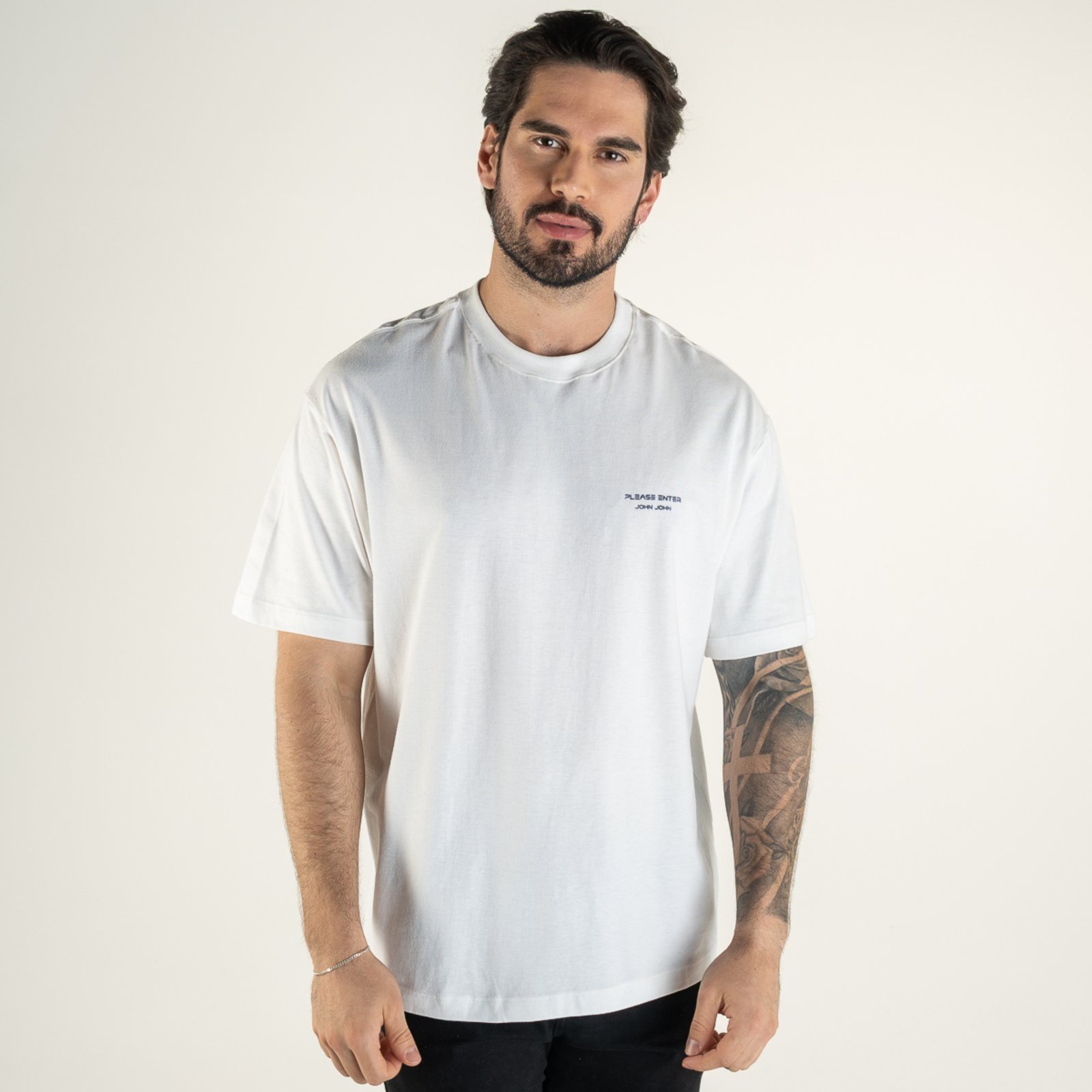 Camiseta John John Brand Off White
