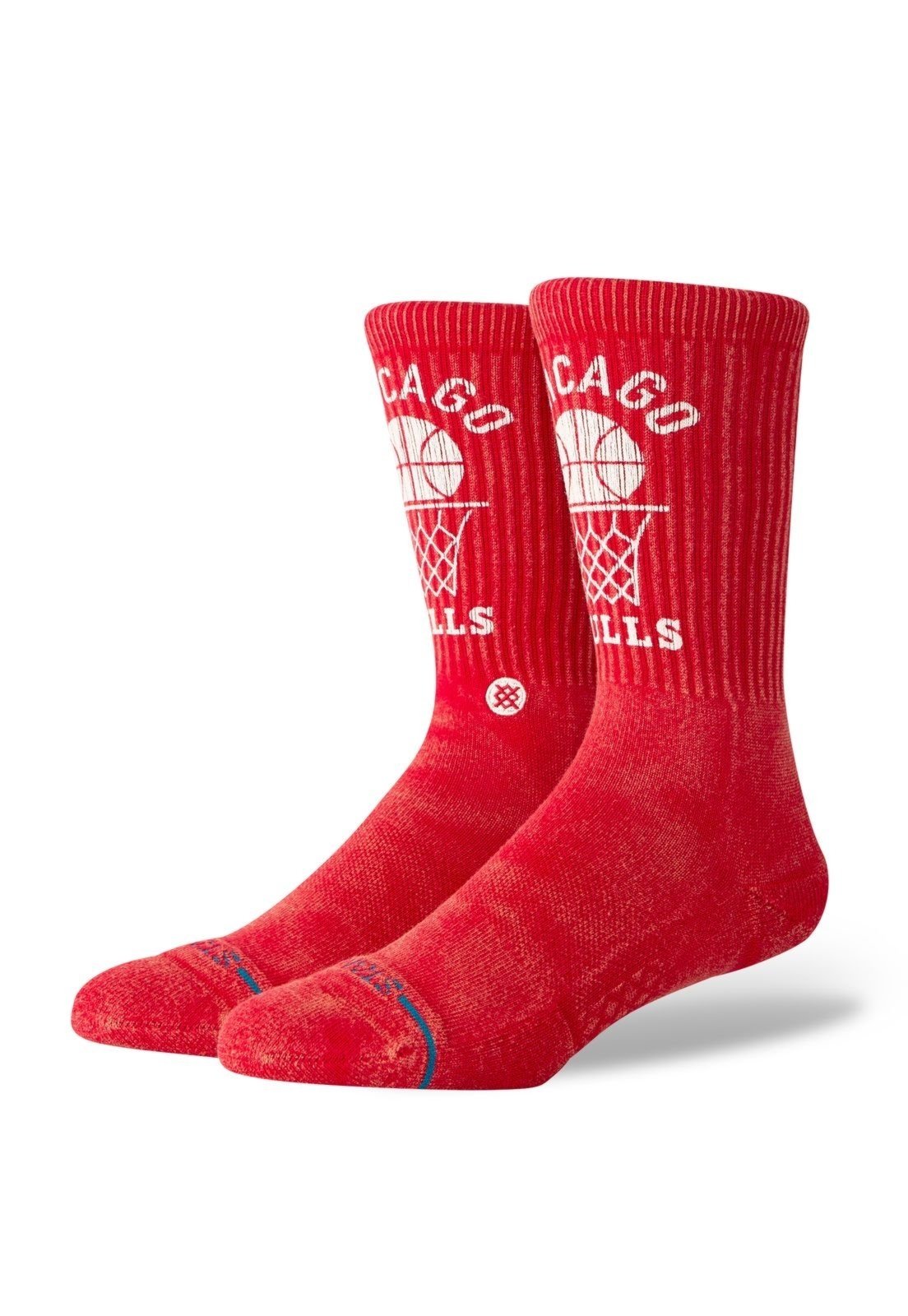 Meia Stance Vintage Chicago Bulls Vermelha