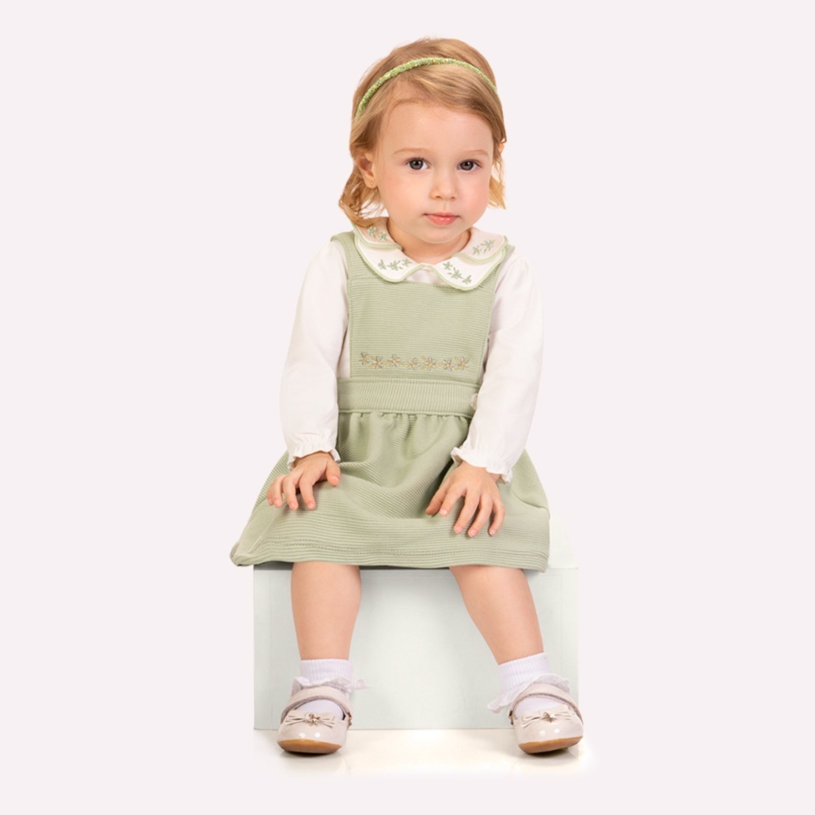 Infantil - Conjunto Menina Bordado Milon