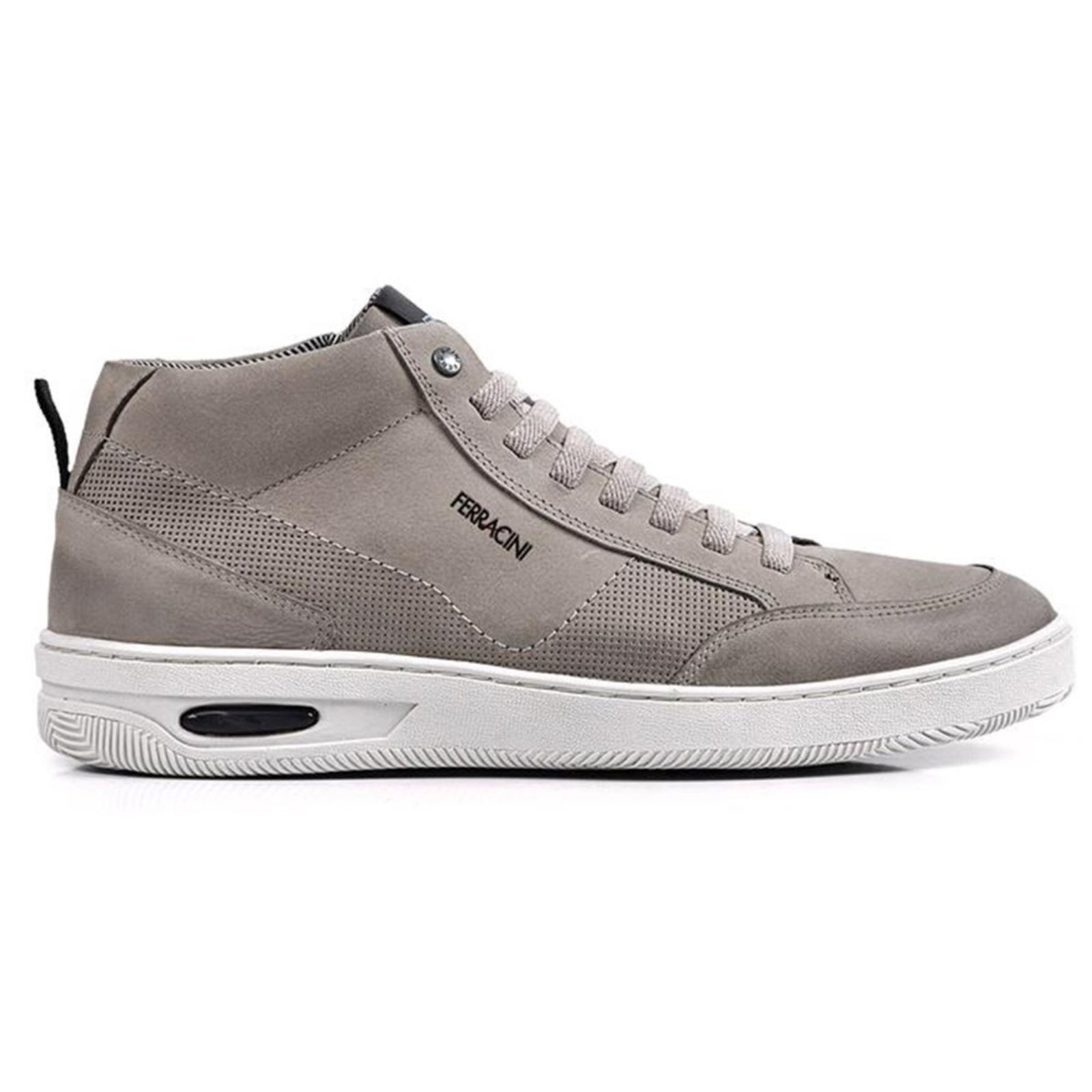 Sapatênis Ferracini Masculino de Couro Casual New Blady Cinza