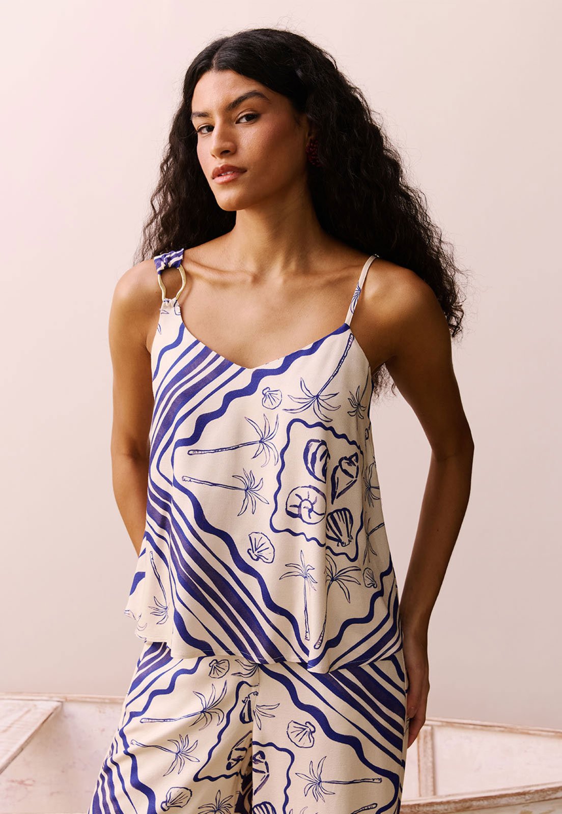 Regata CaCay Reta Argola Orgânica Off-White