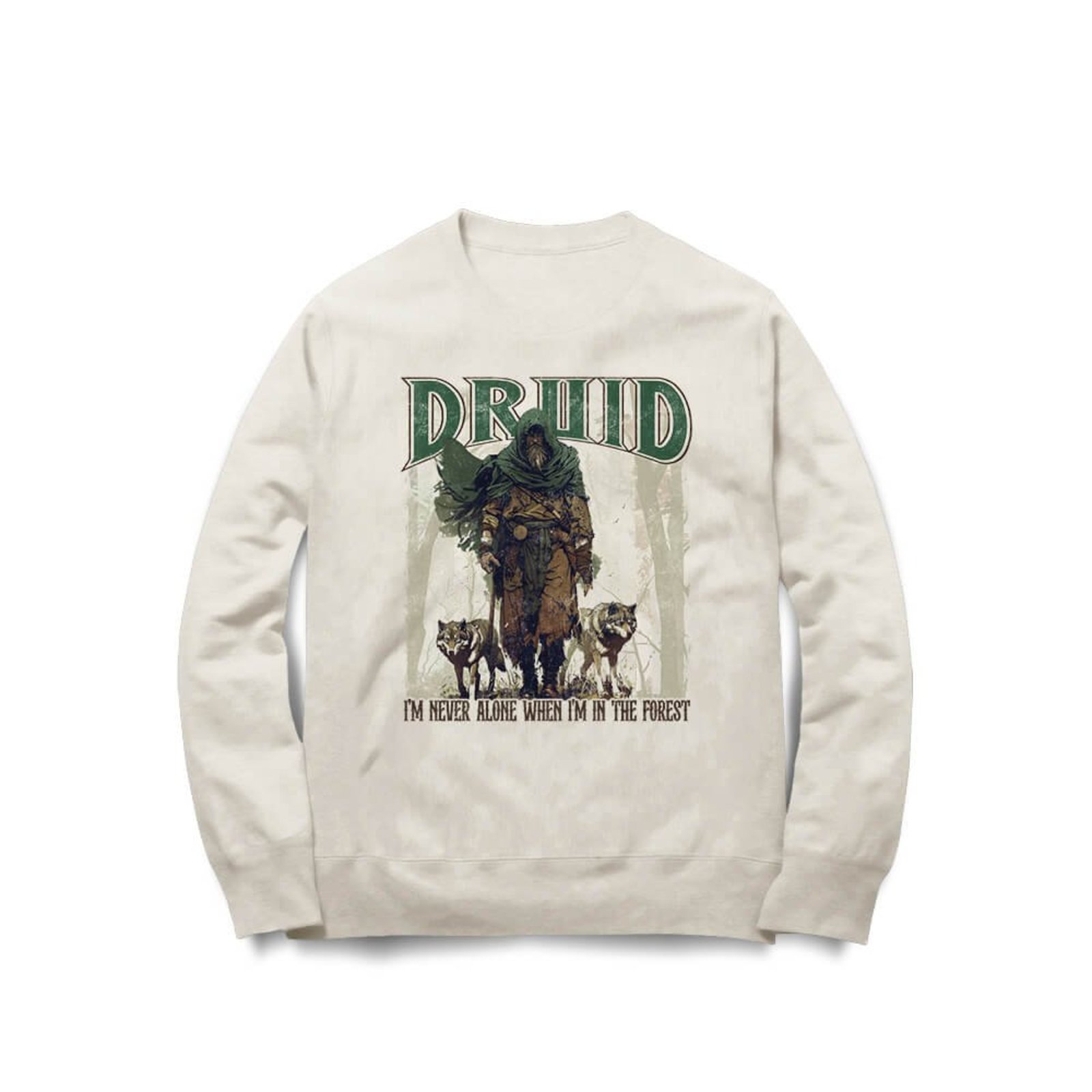 Moletom Druid - Off White - Casual - Studio Geek