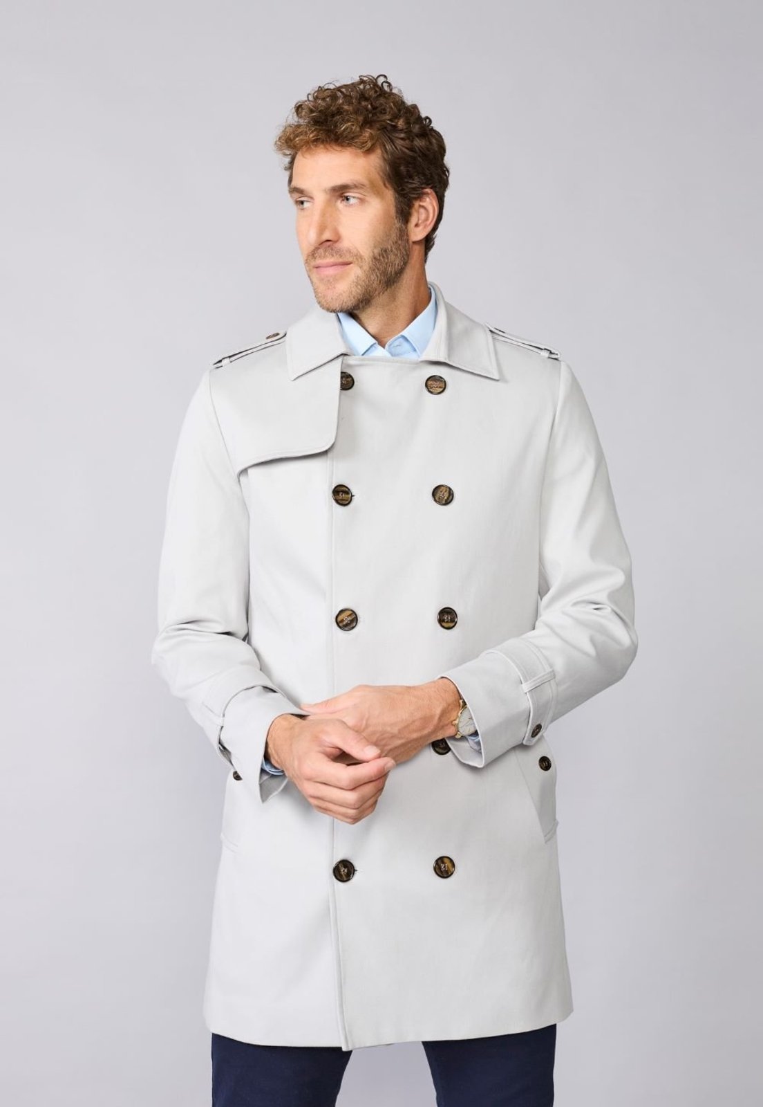 Trench St. James Cinza Claro