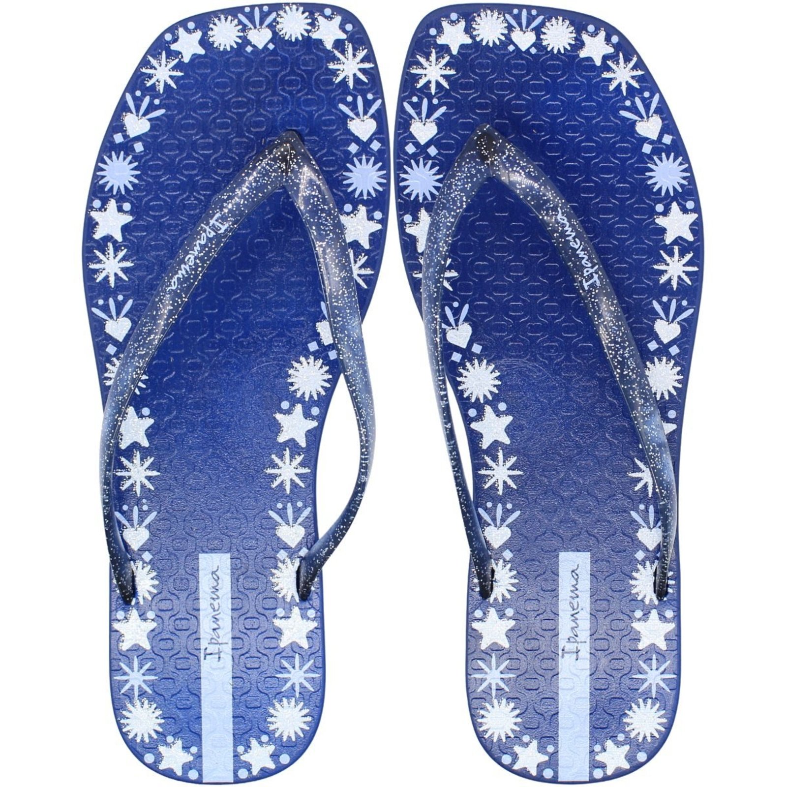 Chinelo De Dedo Ipanema Edge Tiras Slim Brilho Feminino
