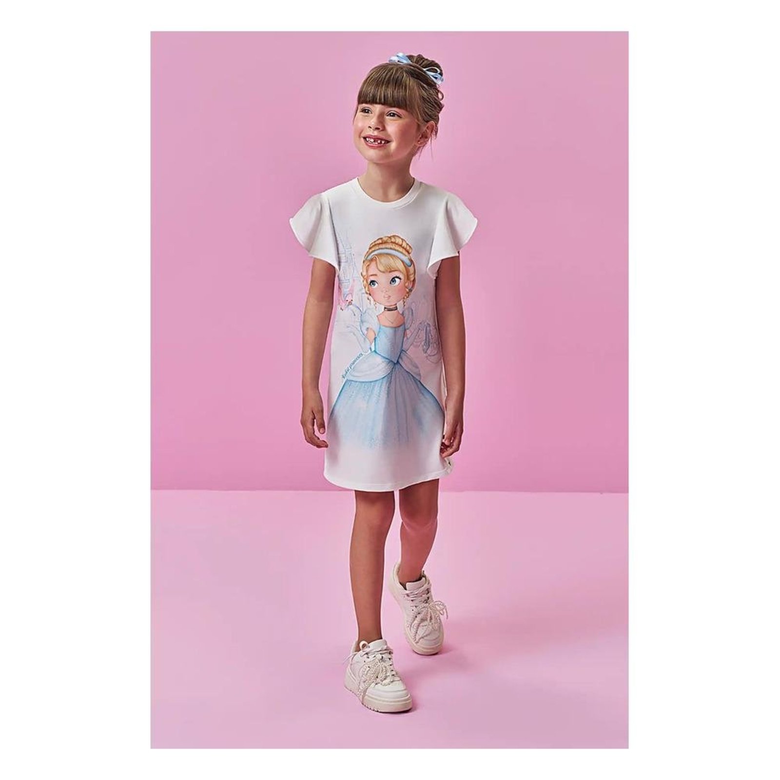 Infantil - Vestido Menina Estampado Kukiê 10 Unico