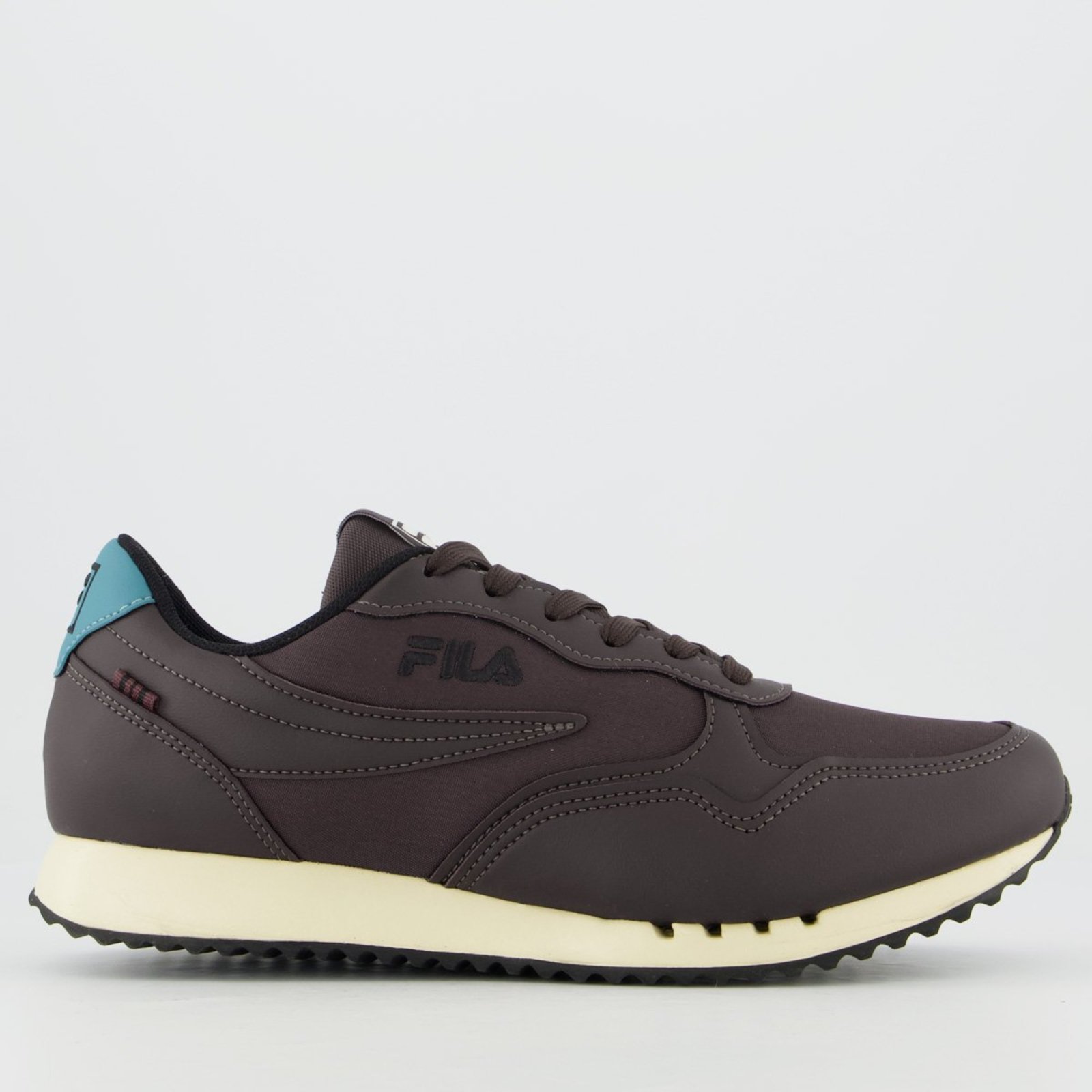 Tênis Fila Euro Jogger Vintage Marrom e Preto