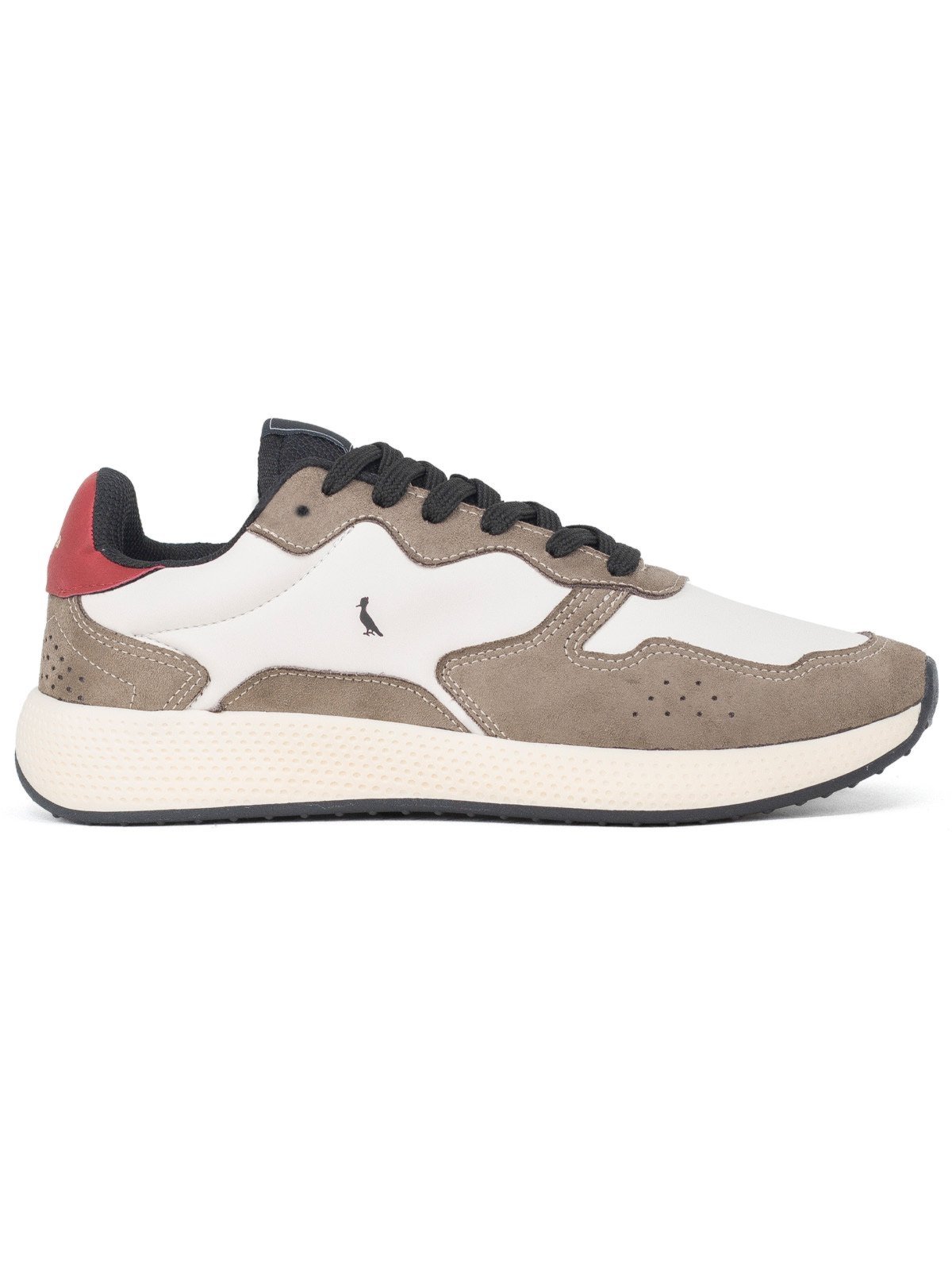 Tênis Masculino Reserva RSV Go Casual Fresh Work Cadarço Confortável Cinza Caqui Branco
