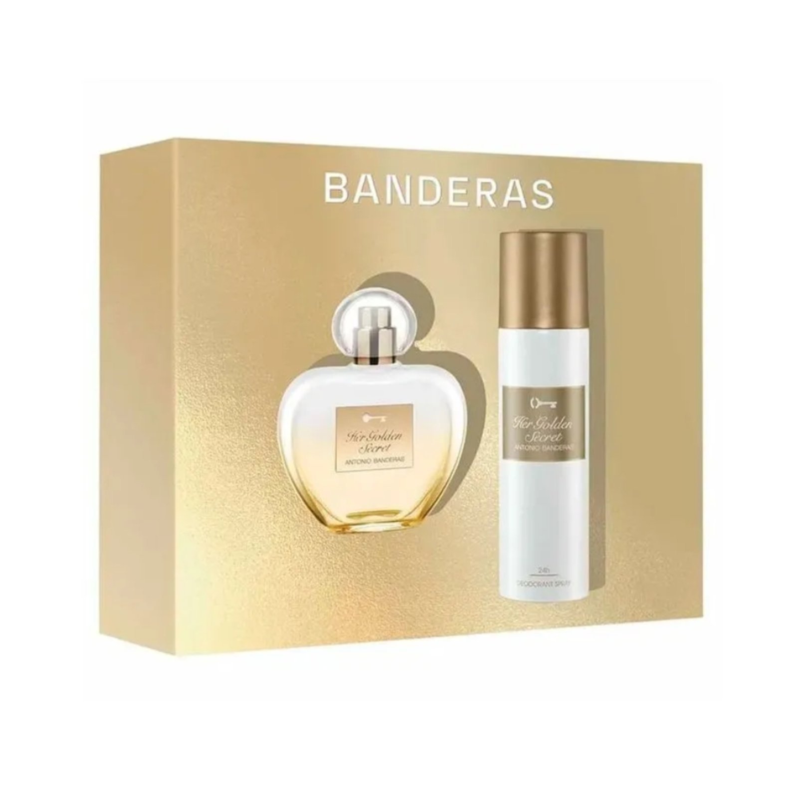 Kit Her Golden Secret Eau de Toilette Feminino Perfume 80ml + Desodorante Spray 150ml