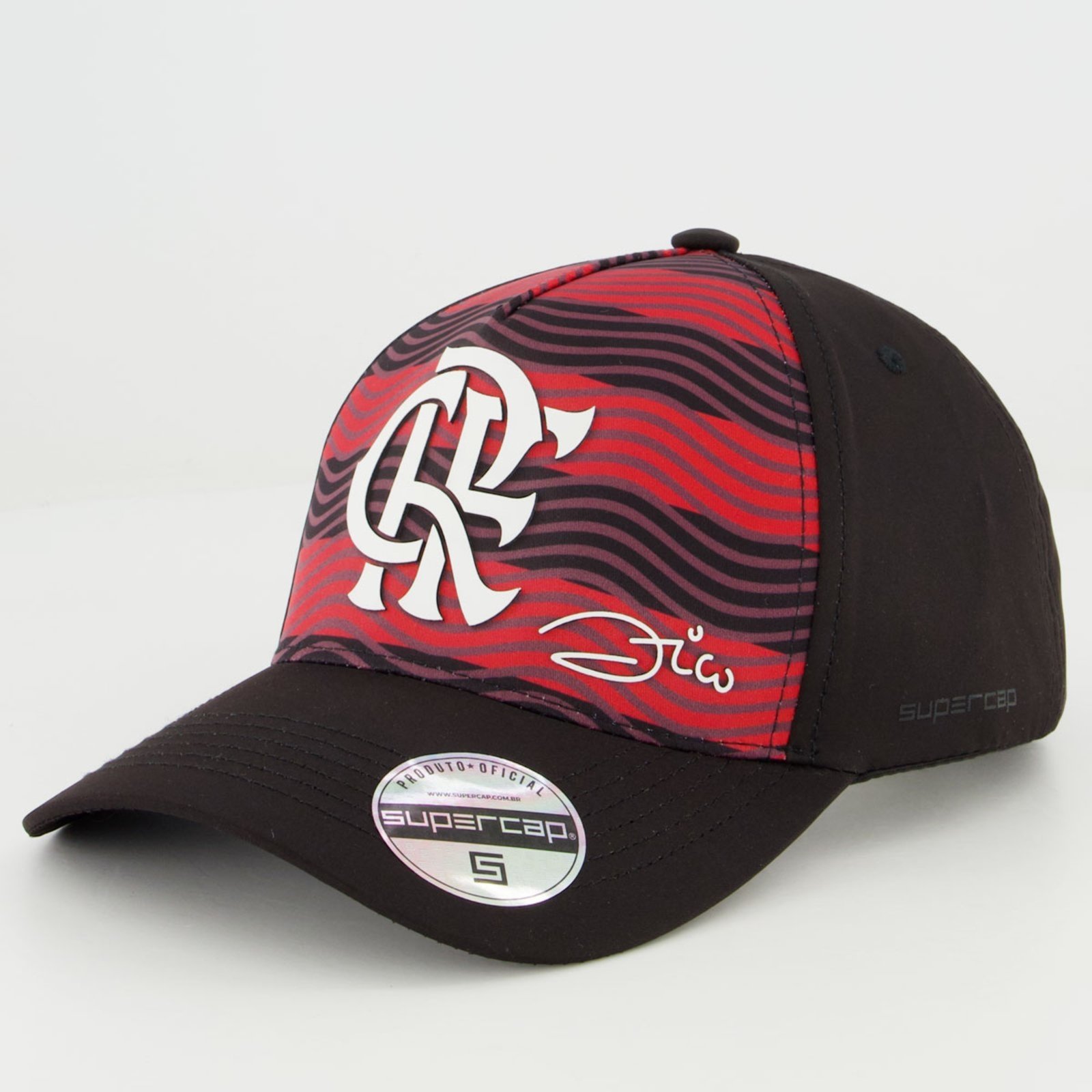 Infantil - Boné Flamengo Zico Americano Preto