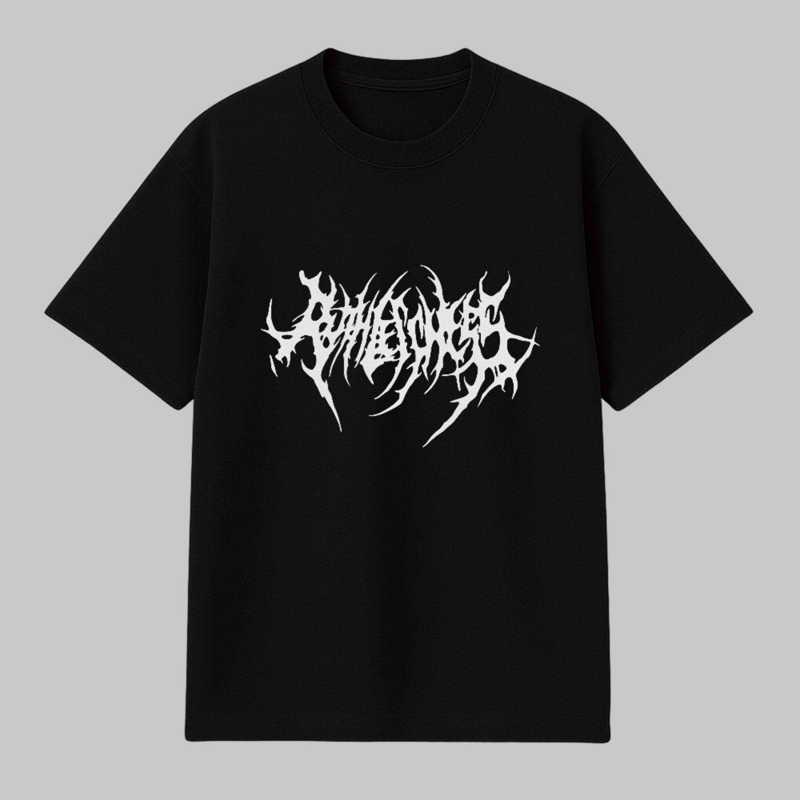 Camiseta Básica Metal Style Dark Street Unissex Preto