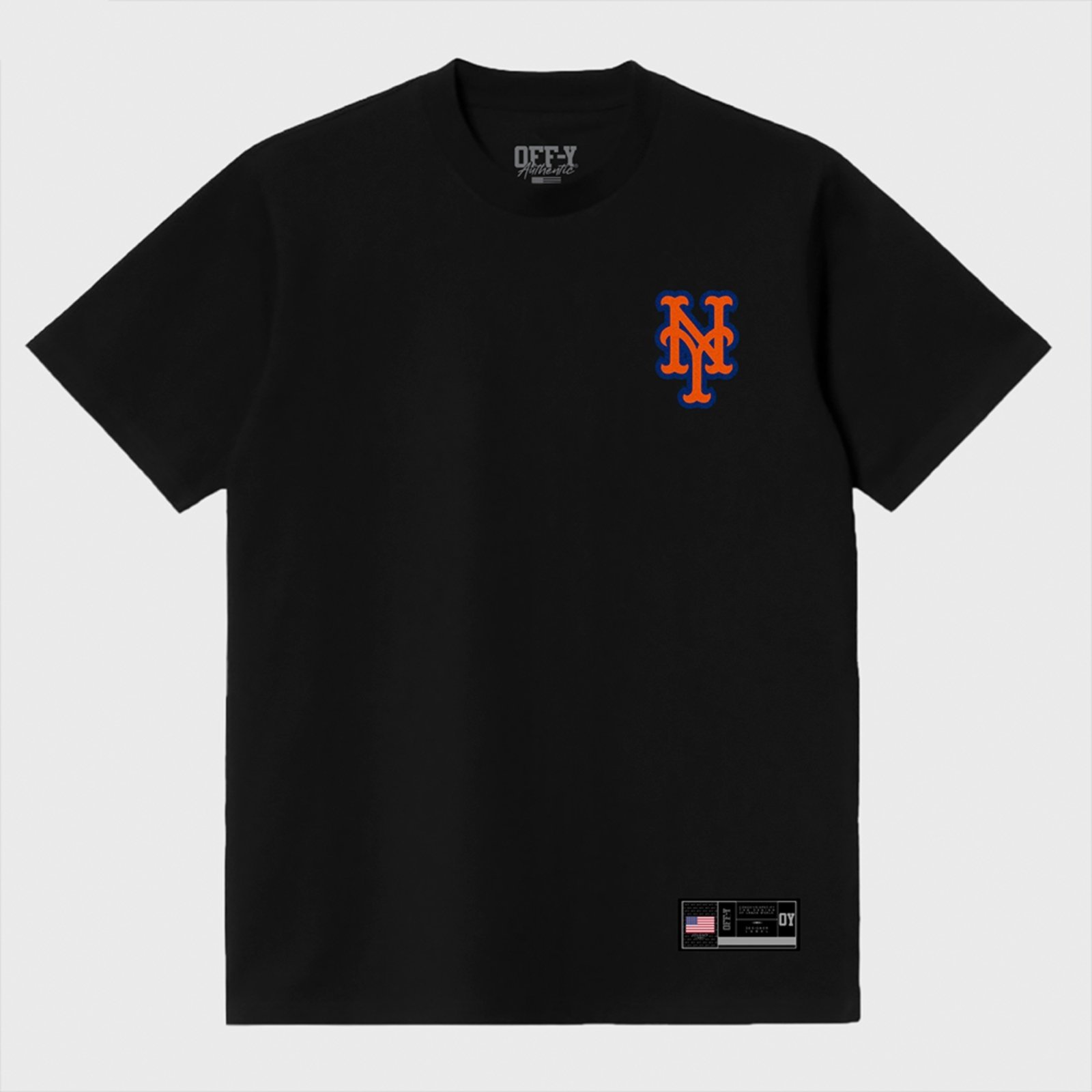 Camiseta Oversized Streetwear Ny Detailed Preto Off-Y