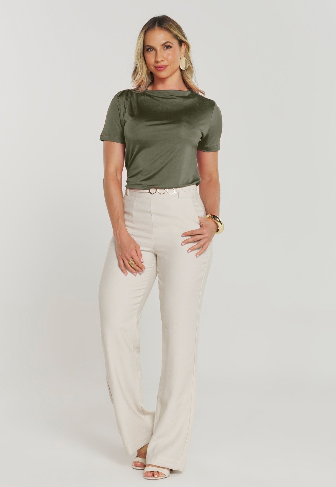 T-shirt Rudély Rayon Verde Militar