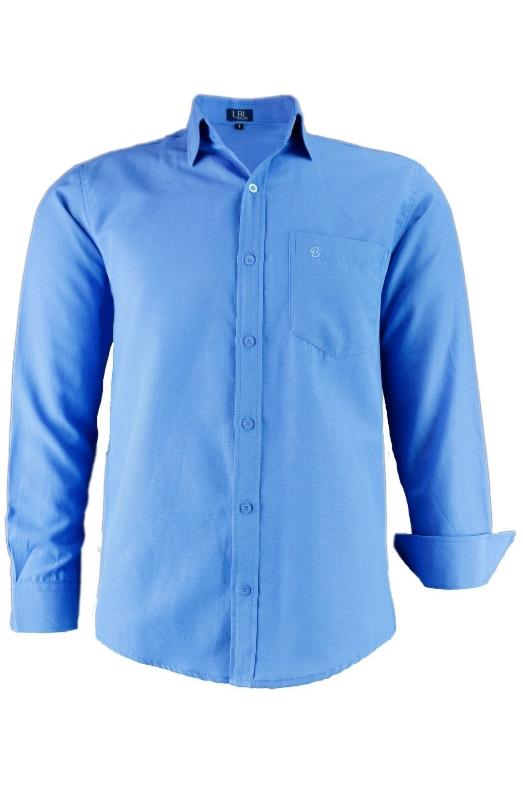 Camisa Masculina Social Lbl Manga Longa Tecido Misto 3006