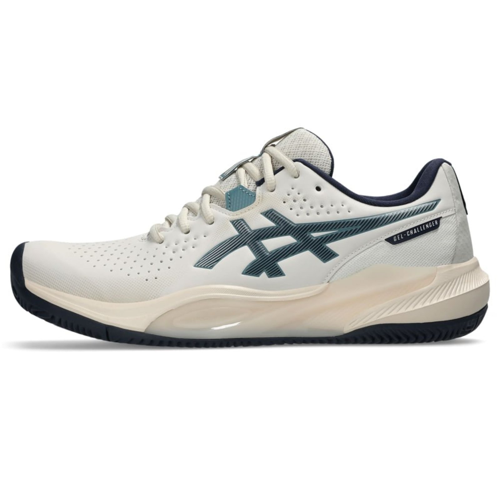 Tênis ASICS Gel-Challenger 15 Saibro - Masculino - Bege/Azul