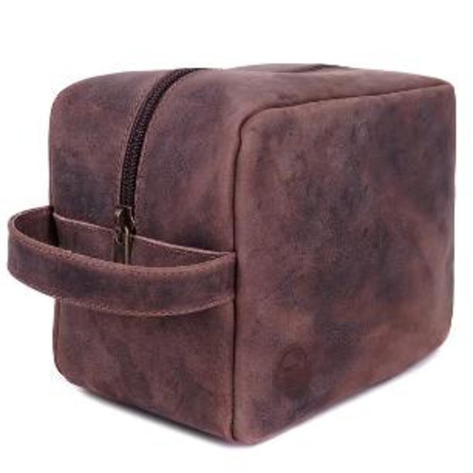 Vista 2 Necessaire de Mão Masculina Look Stock Couro Minimalista Lookstock Botinas marrom Lookstock Botinas marrom