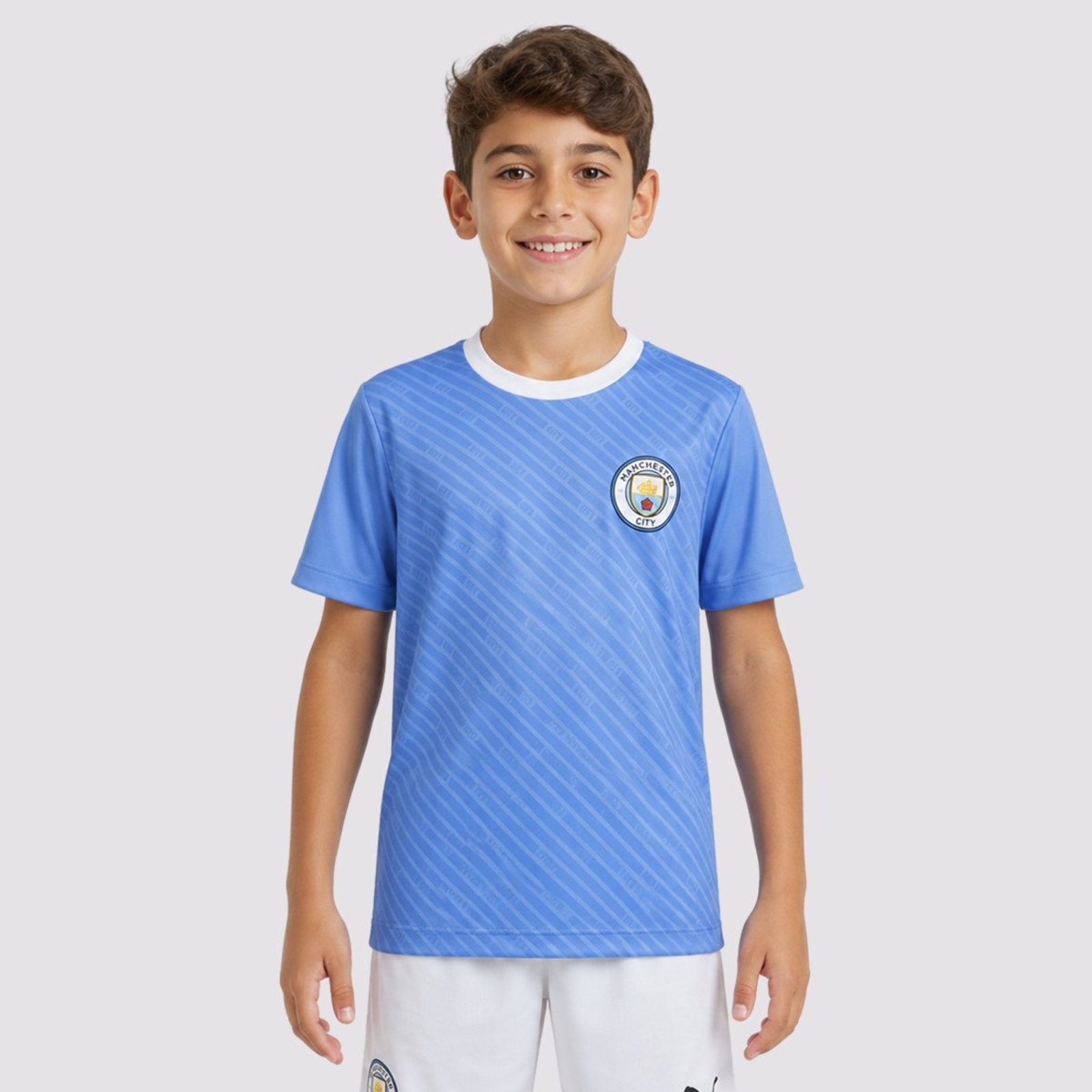 Camisa Manchester City Citizens Azul Celeste