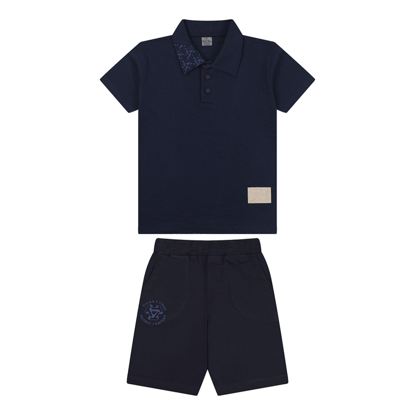 Infantil - Conjunto Curto Masculino Tigor T. Tigre