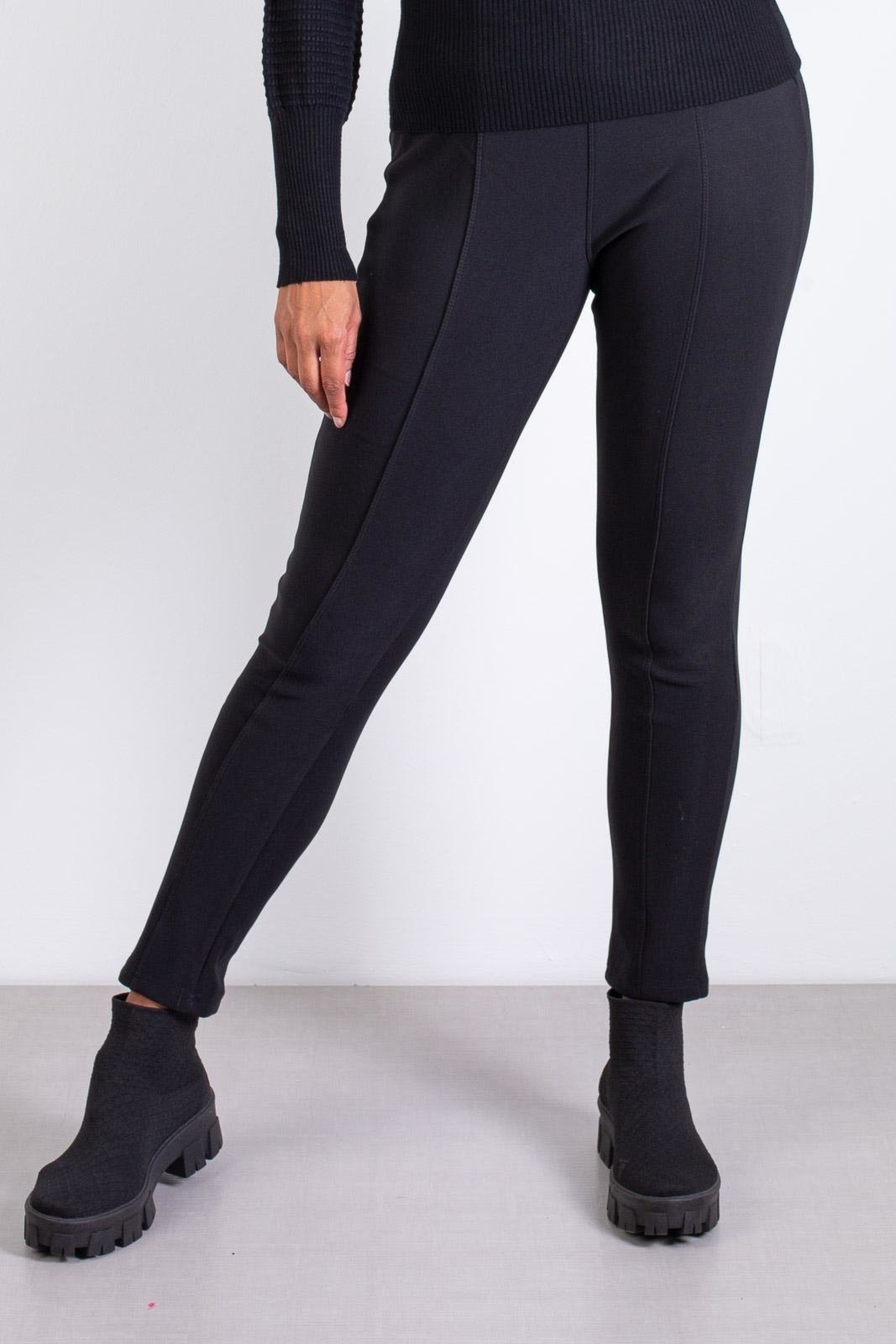 Calça legging feminina térmica 80377 Preto