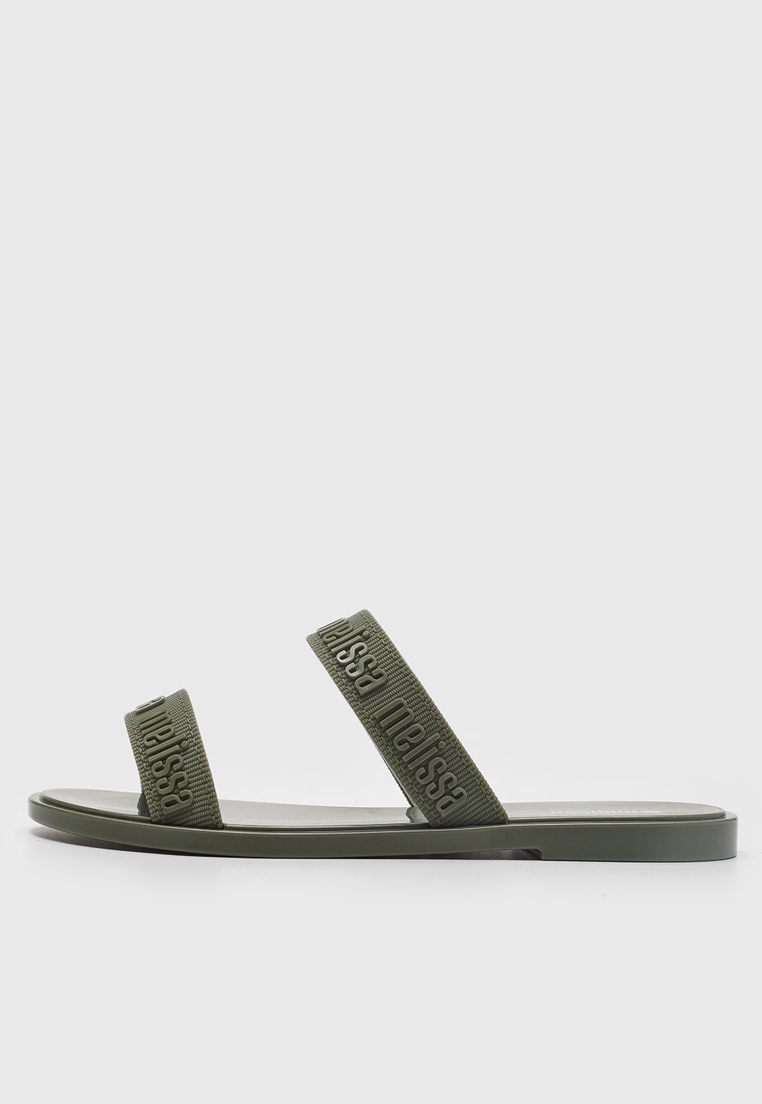 Rasteira Feminina Melissa Slide Verde Militar