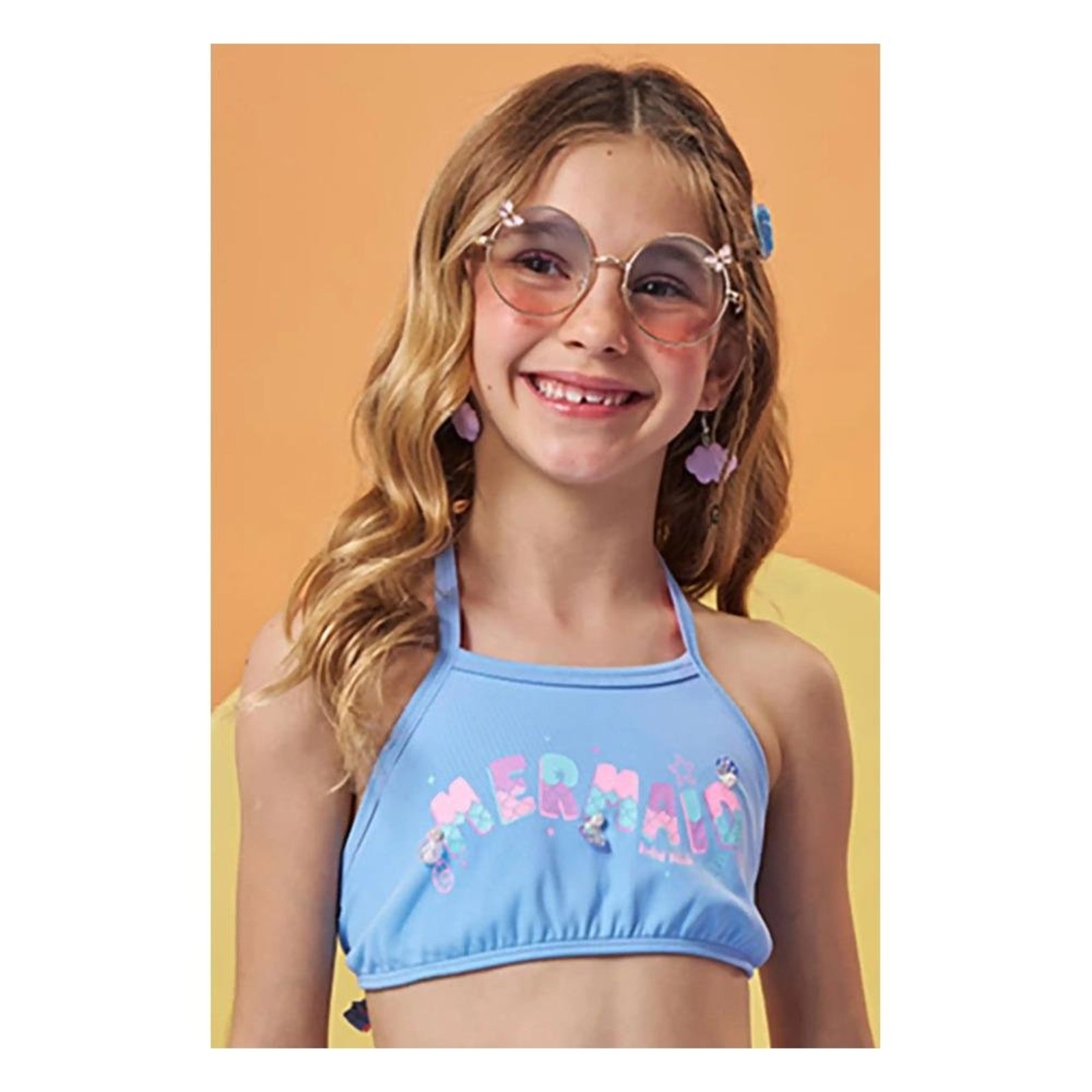 Infantil - Óculos Menina Kukiê U Azul