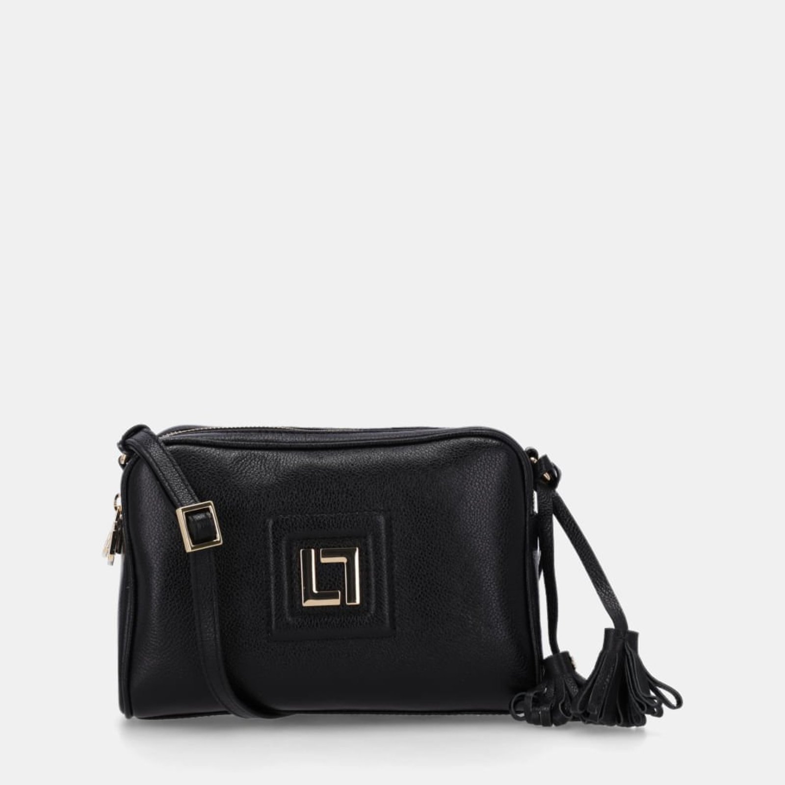 Bolsa Tiracolo Média New Ridge Preto - 10005324 Luz da Lua