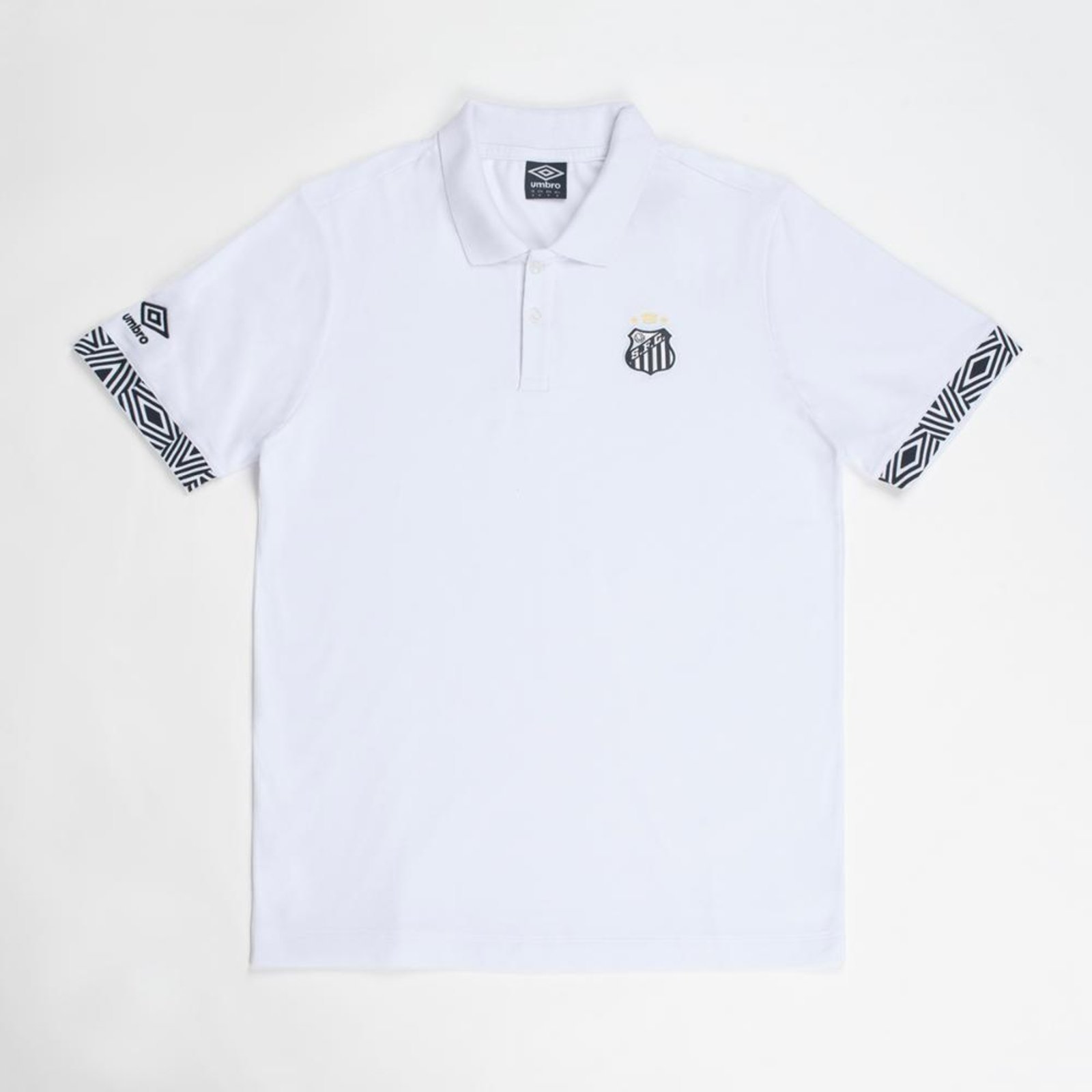 Pólo Masculina Umbro Santos Viagem 2026 Incolor