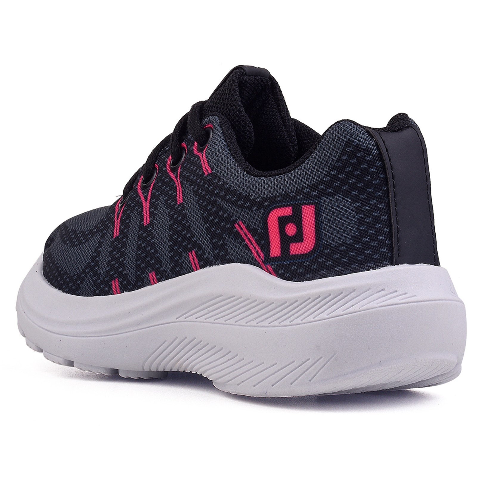 Vista 3 Infantil - Tenis Meninas Casual Preto e Feminino + Chinelo Óculos e Relógio CALCADOS LGHT LIGHT pink