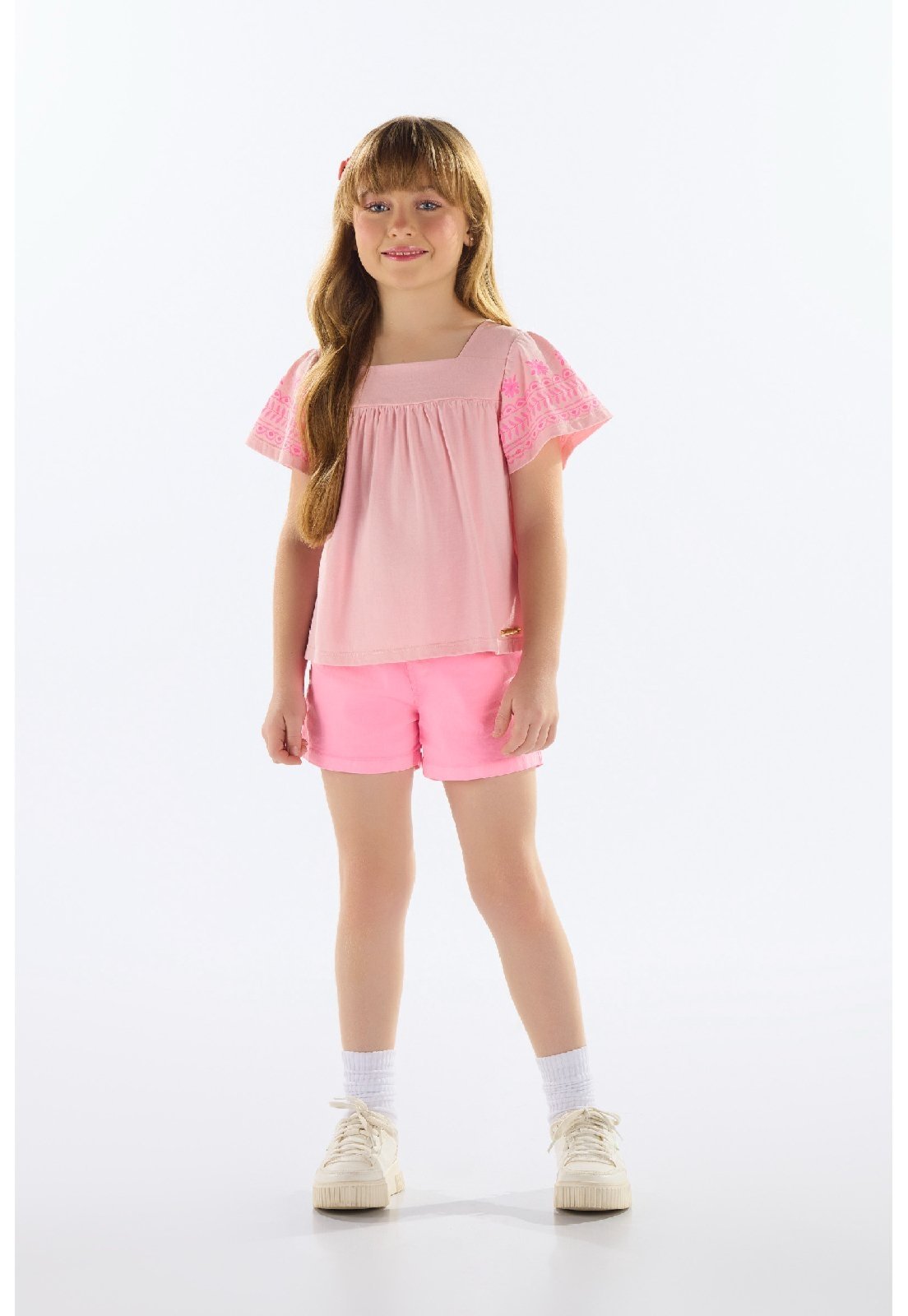 Infantil – Bata em Meia Malha para Menina Quimby Rosa