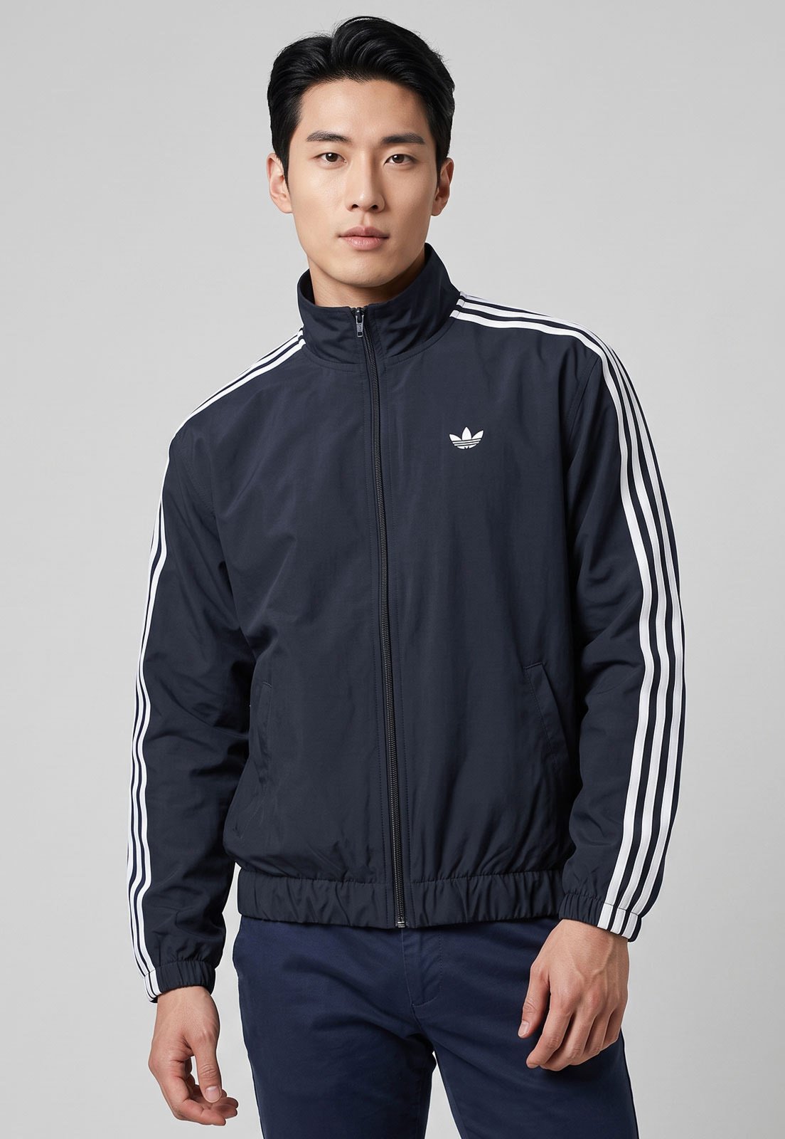 Jaqueta Masculina adidas Originals Corta Vento Action Sports Preta