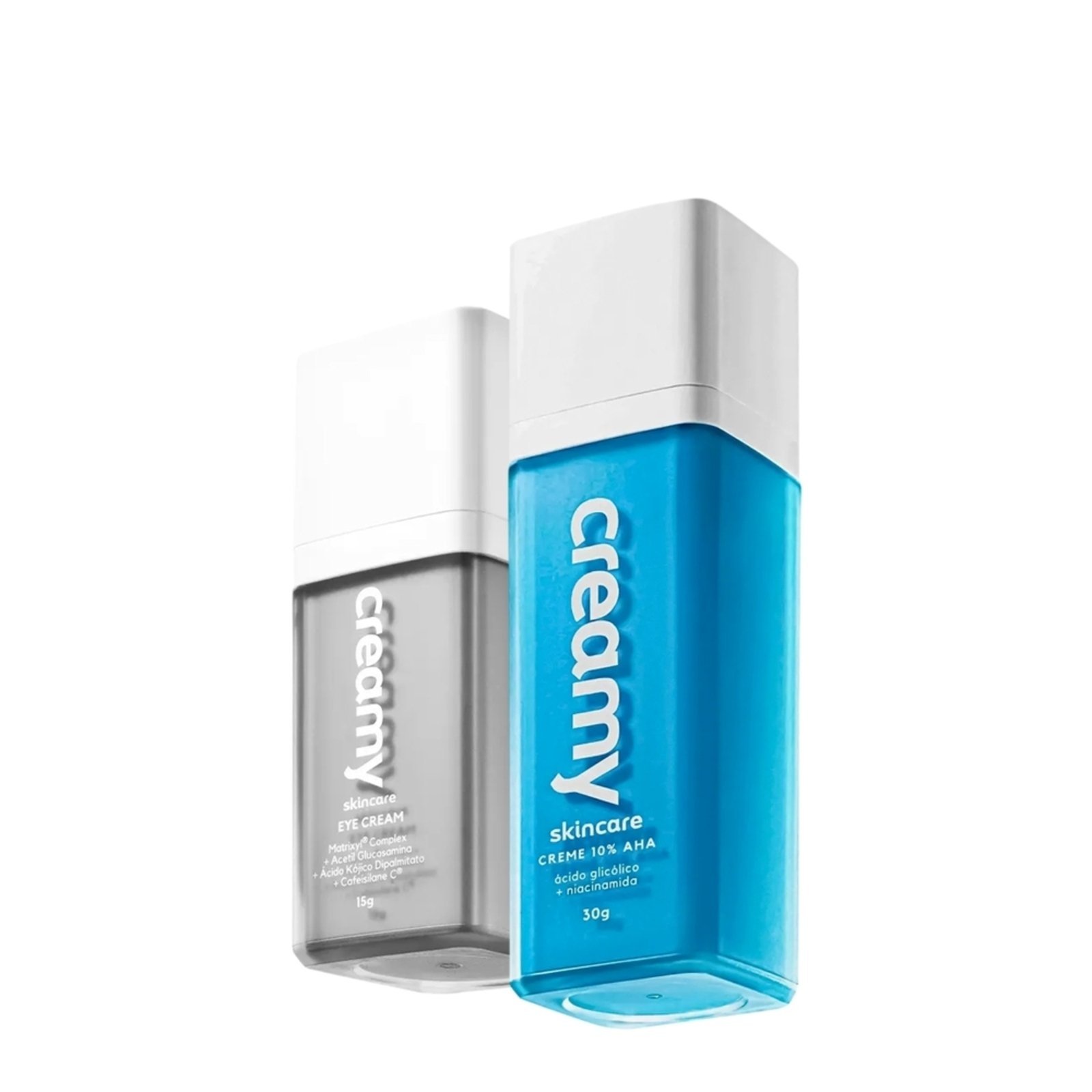 Vista 2 Kit Creamy Skincare Ácido Skincare Glicólico e Eye (2 produtos) Creamy cream