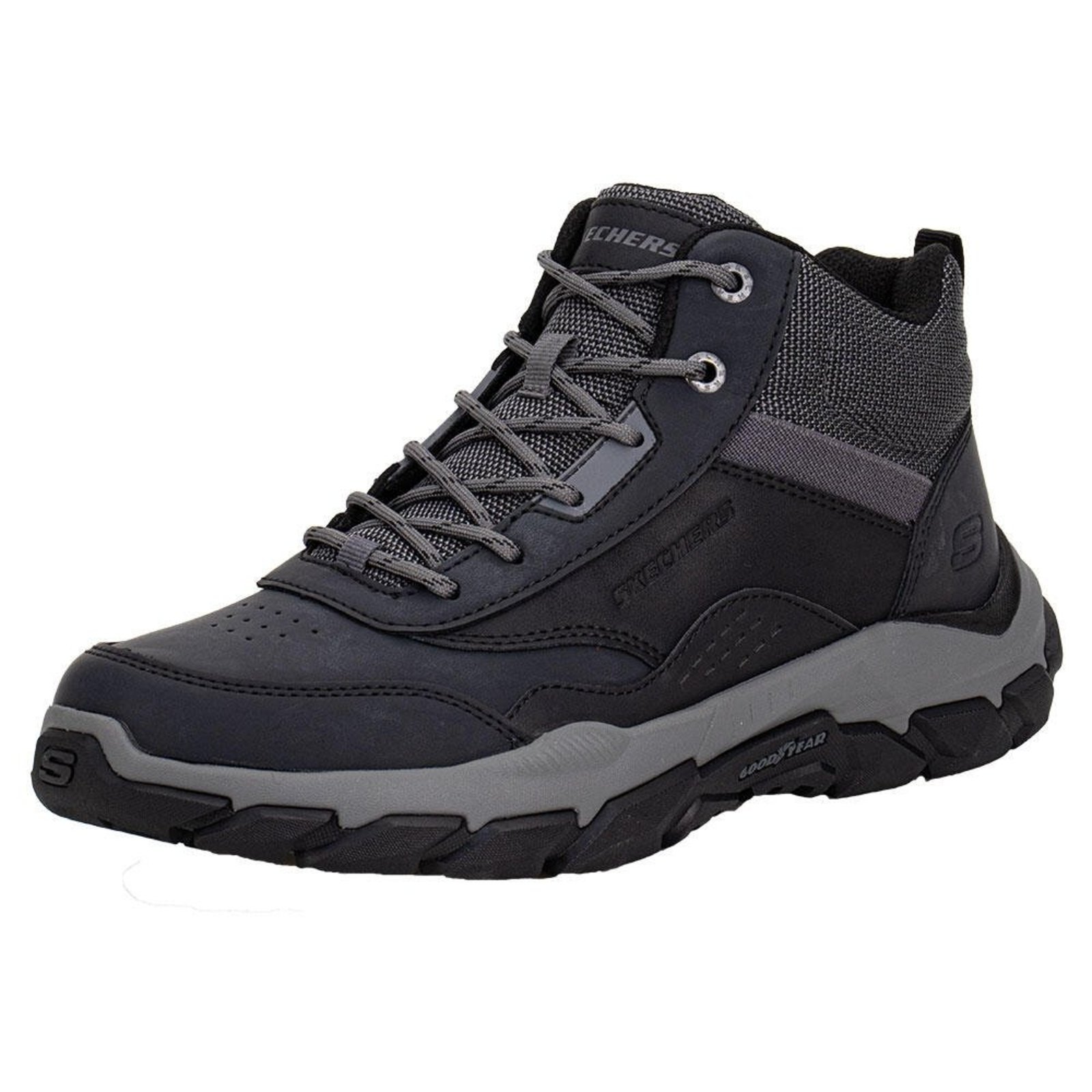 Bota Masculina Santoro Hopkins Skechers 205587 5675587 Preto