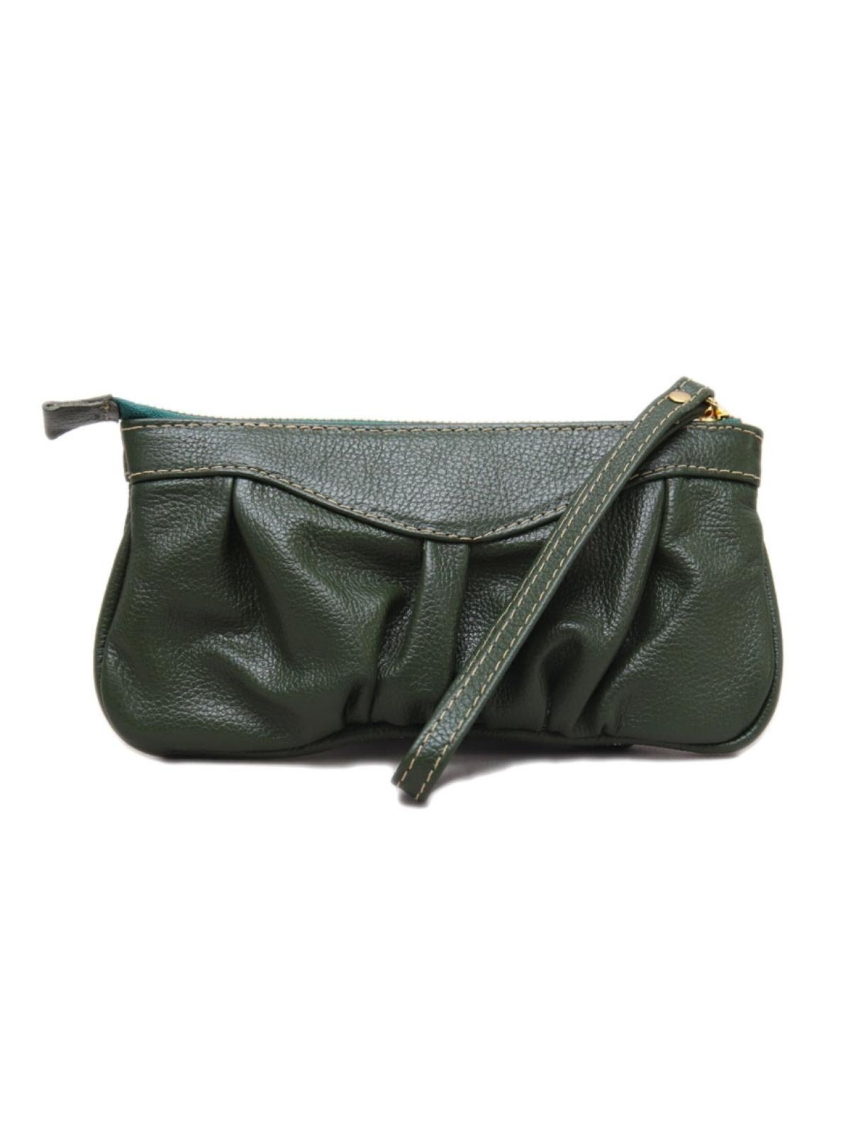Clutch SN Couros Verona Verde